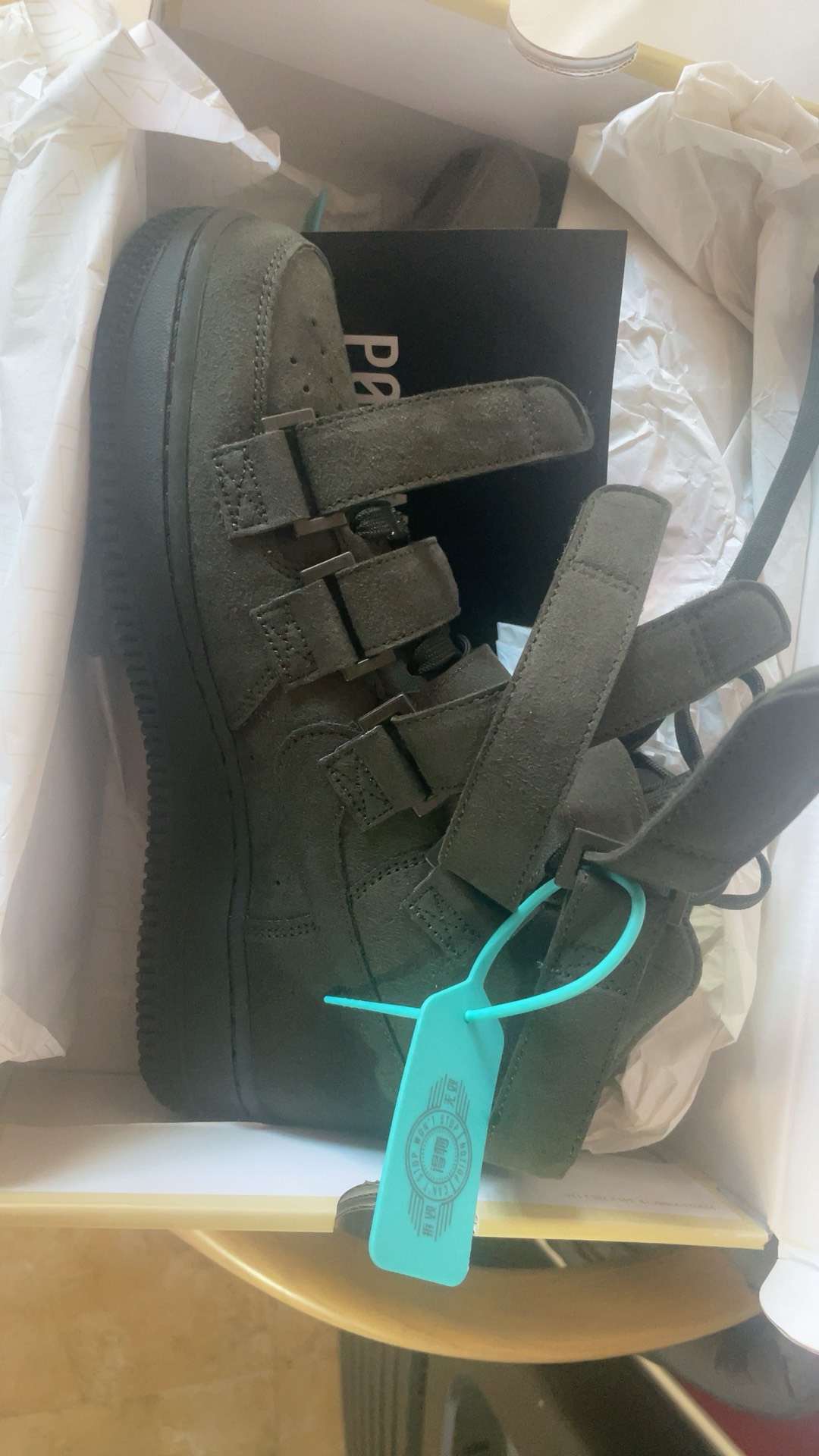 custom review-Billie Eilish x Nike Air FORCE 1 '07 SP 'Секвойя' Высокие Кроссовки для скейтбординга Унисекс Яшма