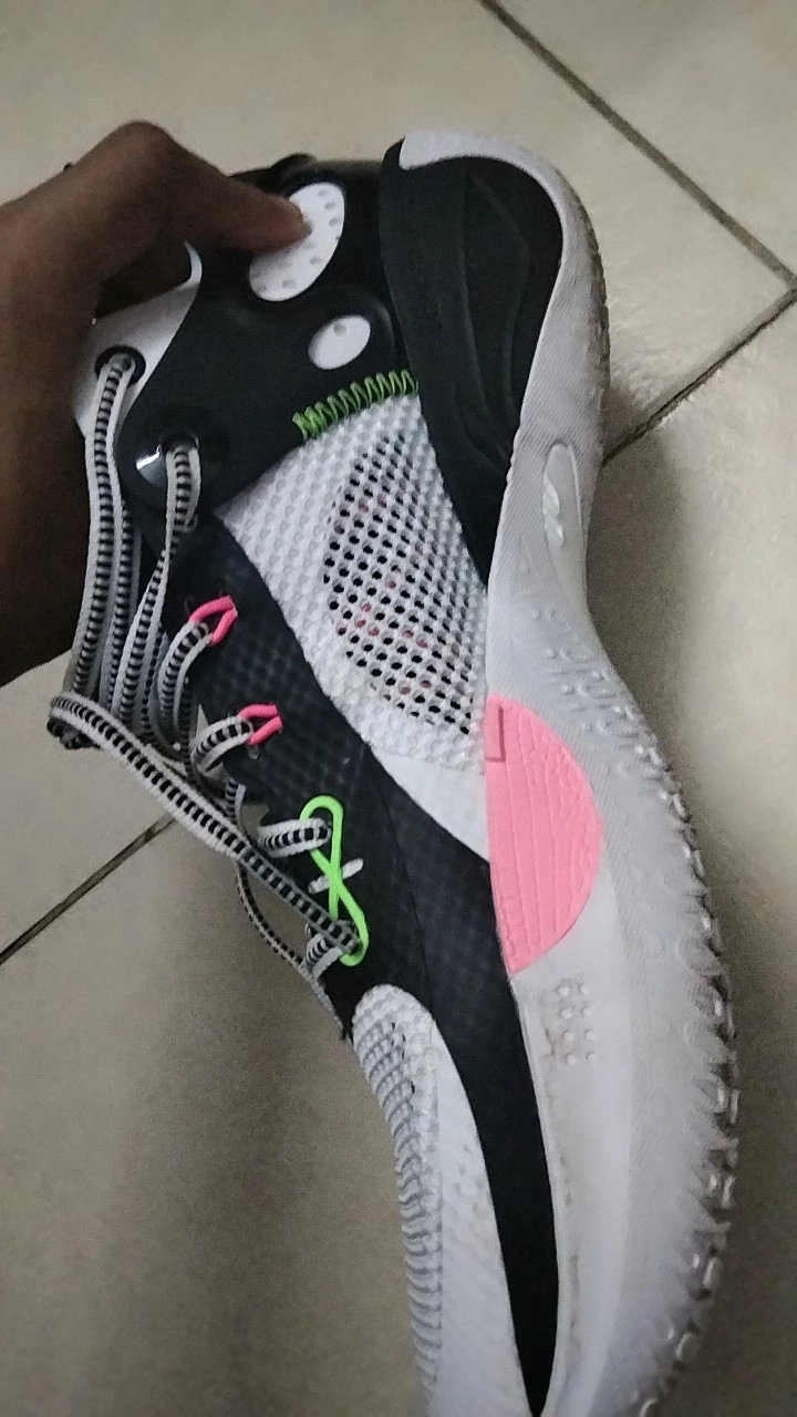 custom review-Li NING Wade Fission 8 Устойчивые к износу Дышащие Низкие мужские баскетбольные кроссовки