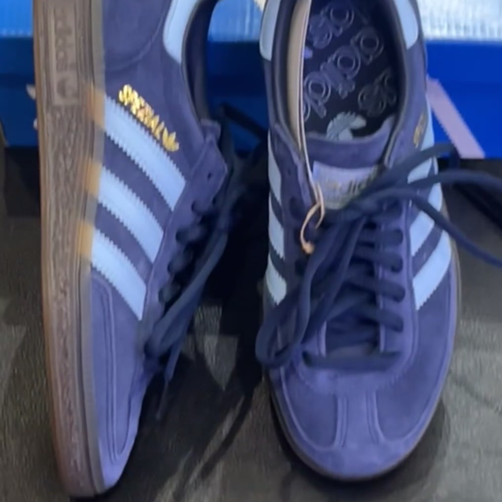 custom review-Adidas Originals HANDBALL SPEZIAL Низкие Кроссовки для скейтбординга Унисекс Синие Коричневые