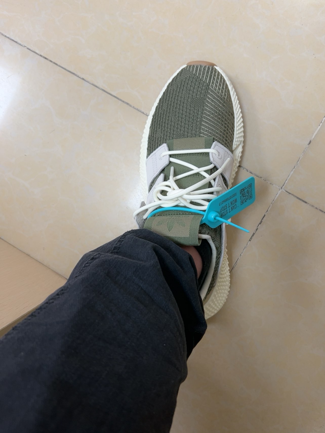 custom review-Adidas Originals PROPHERE Slip-resistant Abrasion-resistant Lightweight Low-Top Casual Shoes Unisex Green Gray Adidas Originals PROPHERE Противоскользящий Устойчивый к истиранию Легкий Низкий Топ Повседневная Обувь Унисекс Зеленый Серый