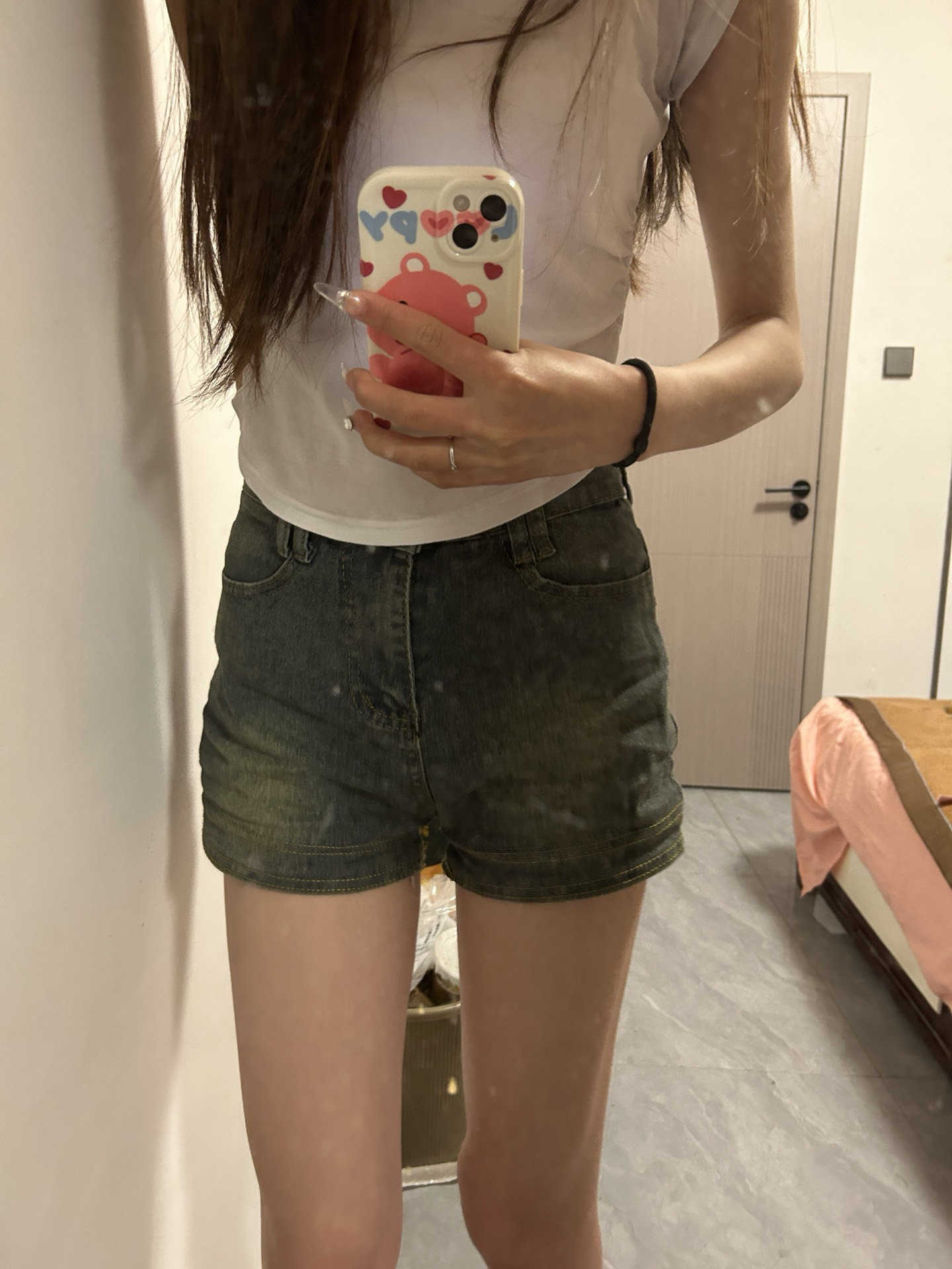 这牛仔短裤神了