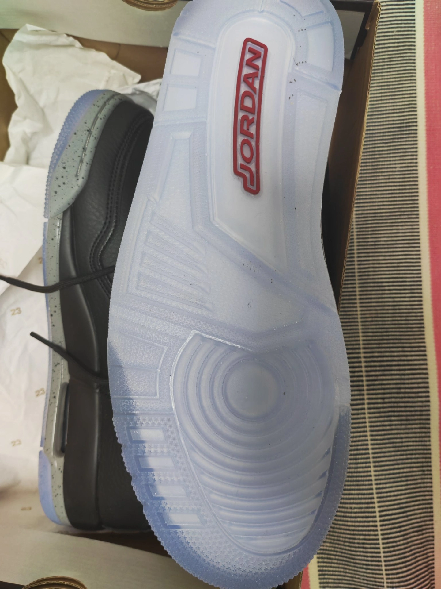 custom review-Jordan Courtside 23 Black Particle Grey