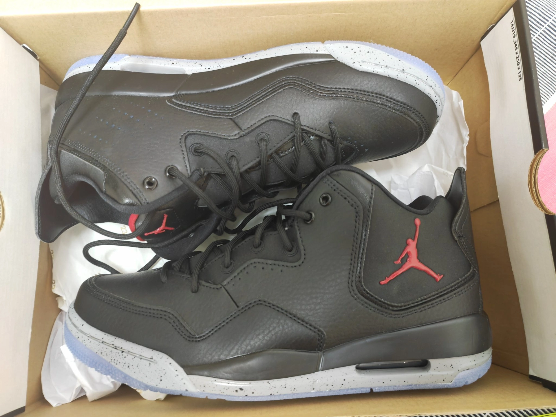 custom review-Jordan Courtside 23 Black Particle Grey