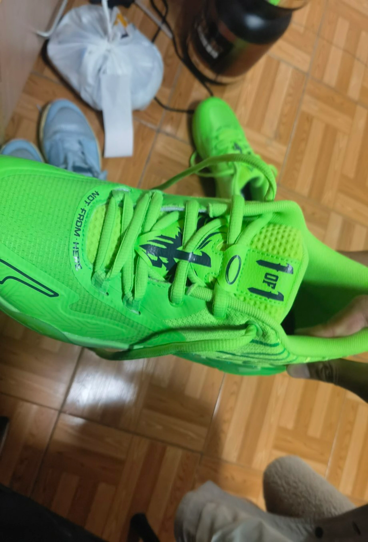 custom review-PUMA LaMelo Ball MB.01 Lo Green Gecko