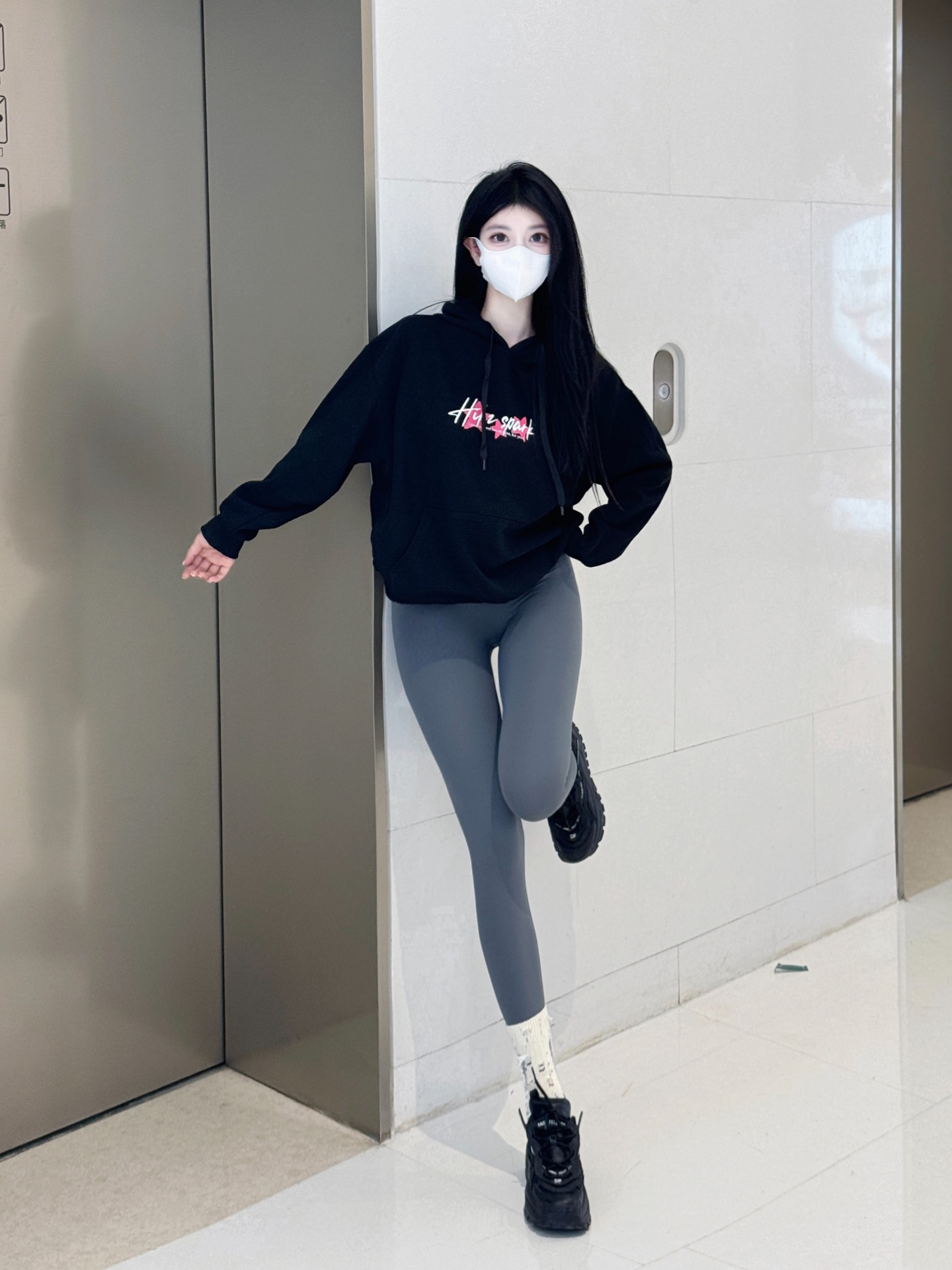 瑜伽女孩🧘‍♀️秋天好喜欢穿卫衣