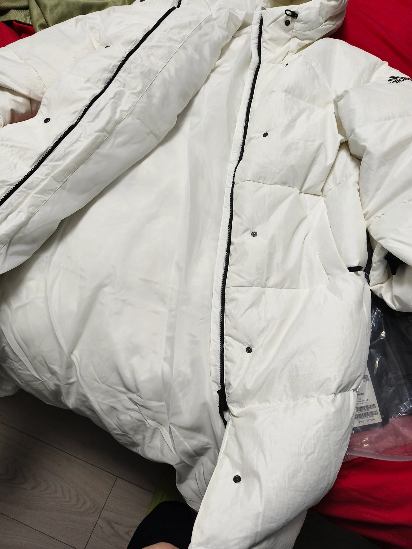 custom review-Adidas Пуховик Зимний Женский Белый