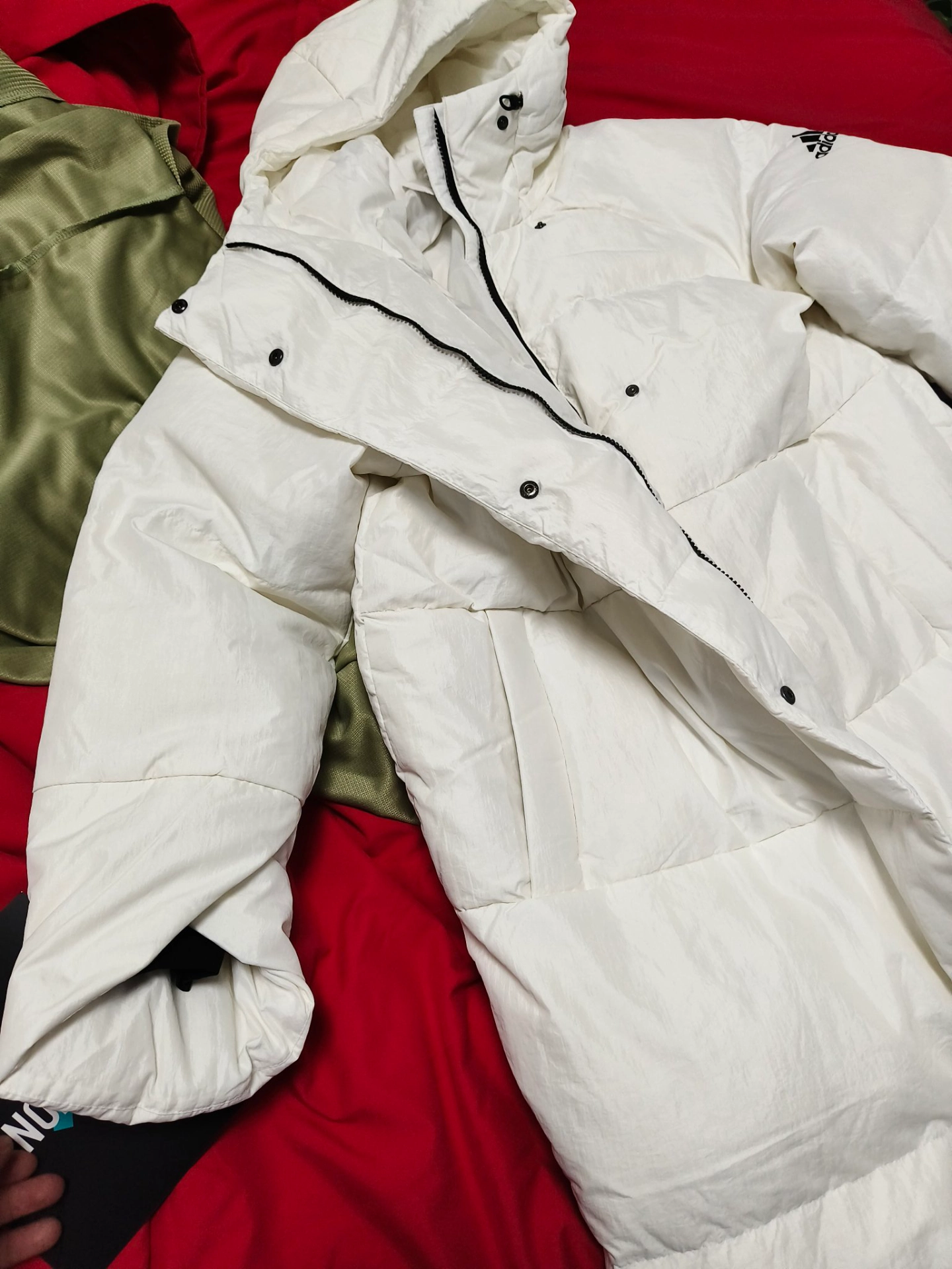 custom review-Adidas Пуховик Зимний Женский Белый