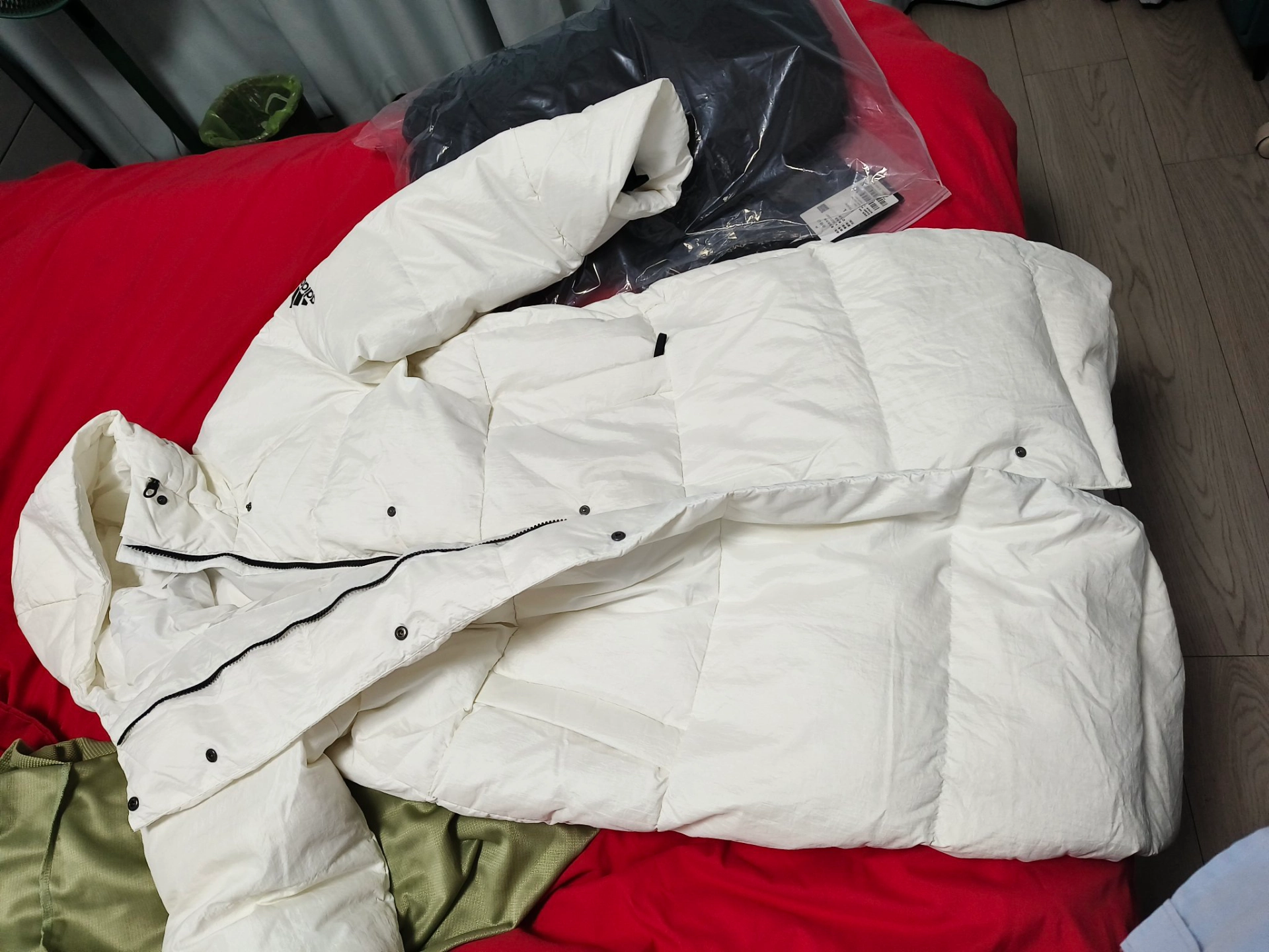 custom review-Adidas Пуховик Зимний Женский Белый