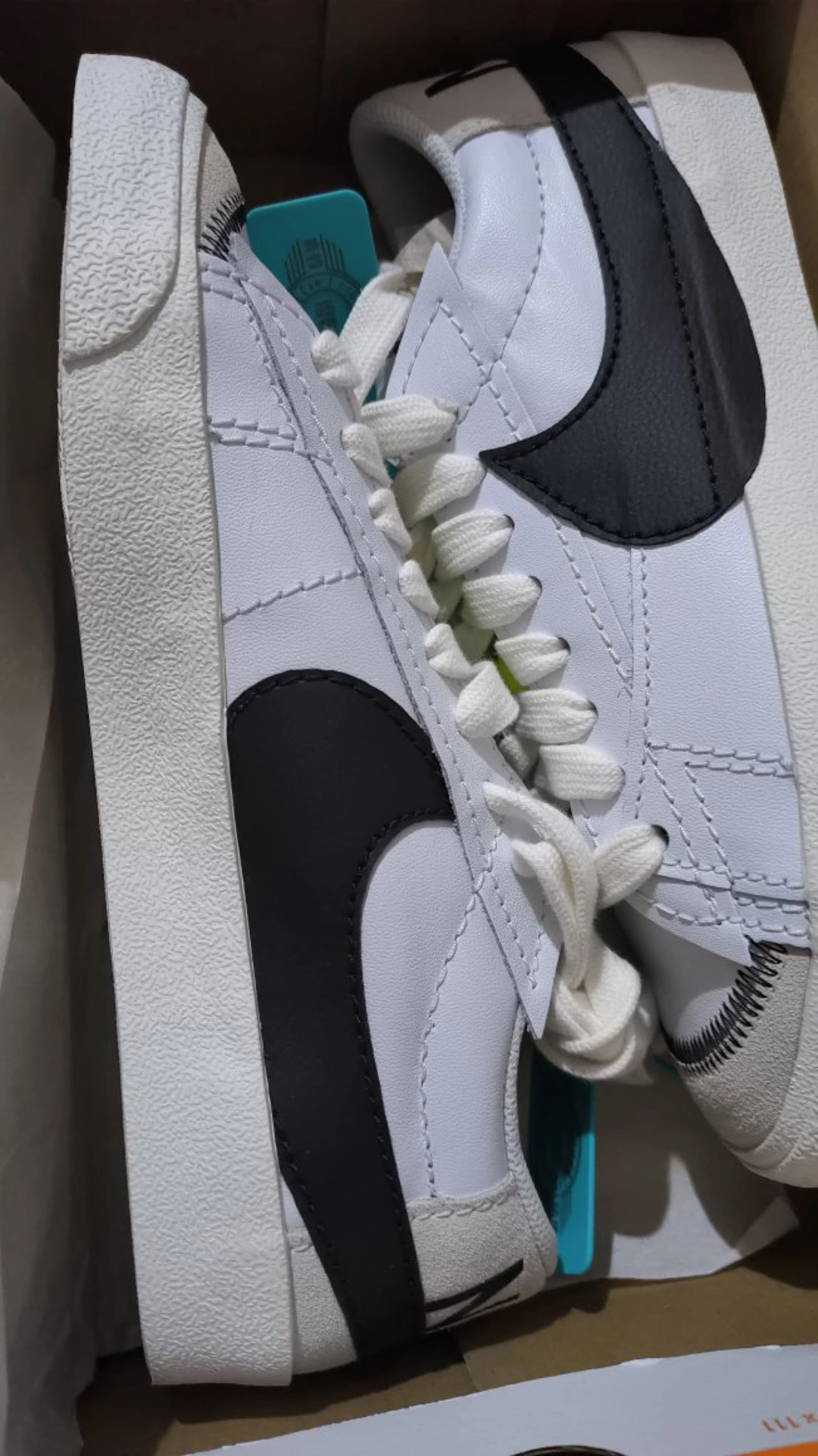 custom review-Nike Blazer Low Топ Скейтборд Кроссовки Мужские Белый Черный