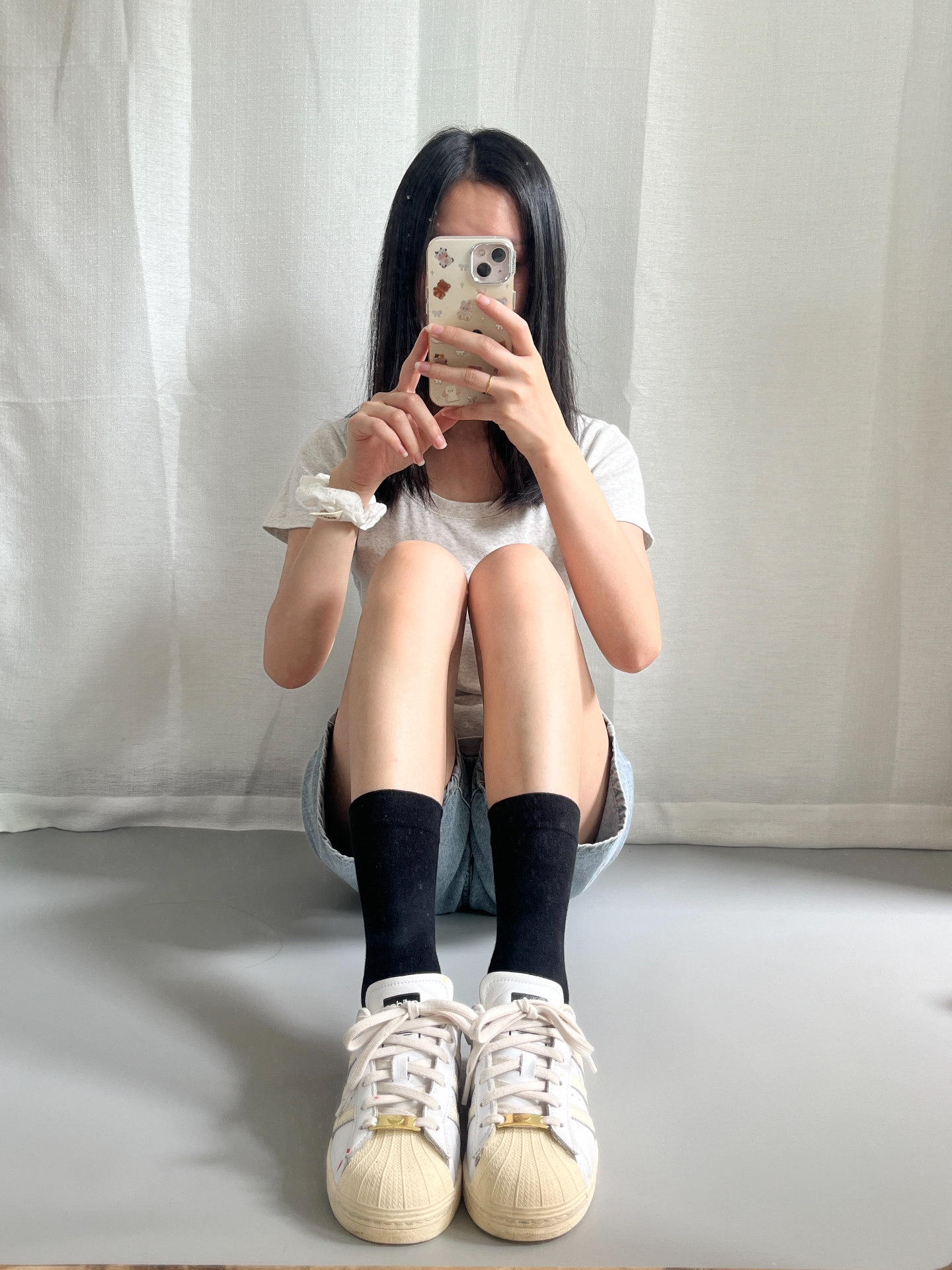 白色adidas贝壳头板鞋我真的夸累了!