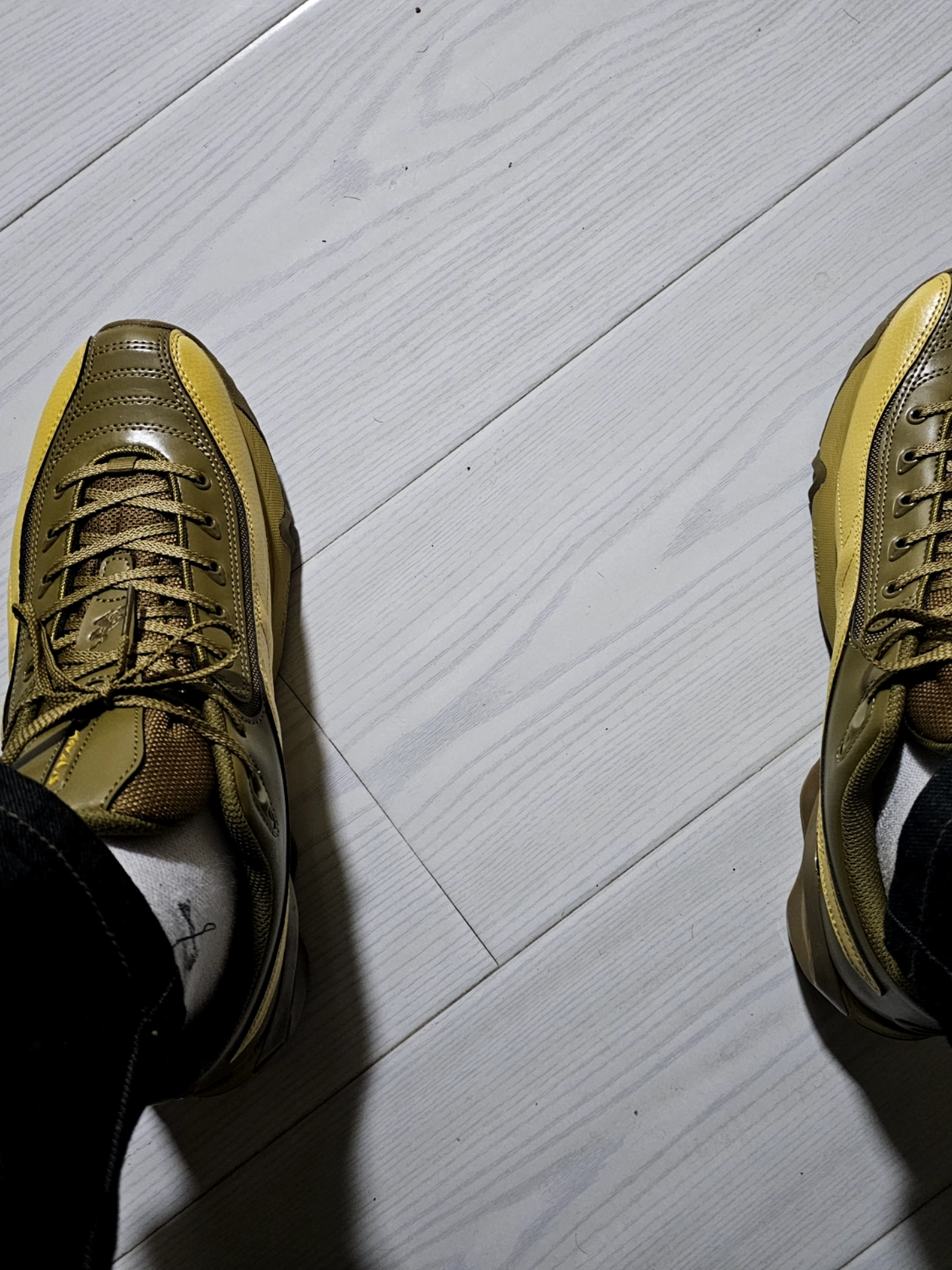 custom review-Kiko Kostadinov x ASICS NOVALIS Сетка Кожа Низкий Верх Повседневная Обувь Мужская Желтая Коричневая