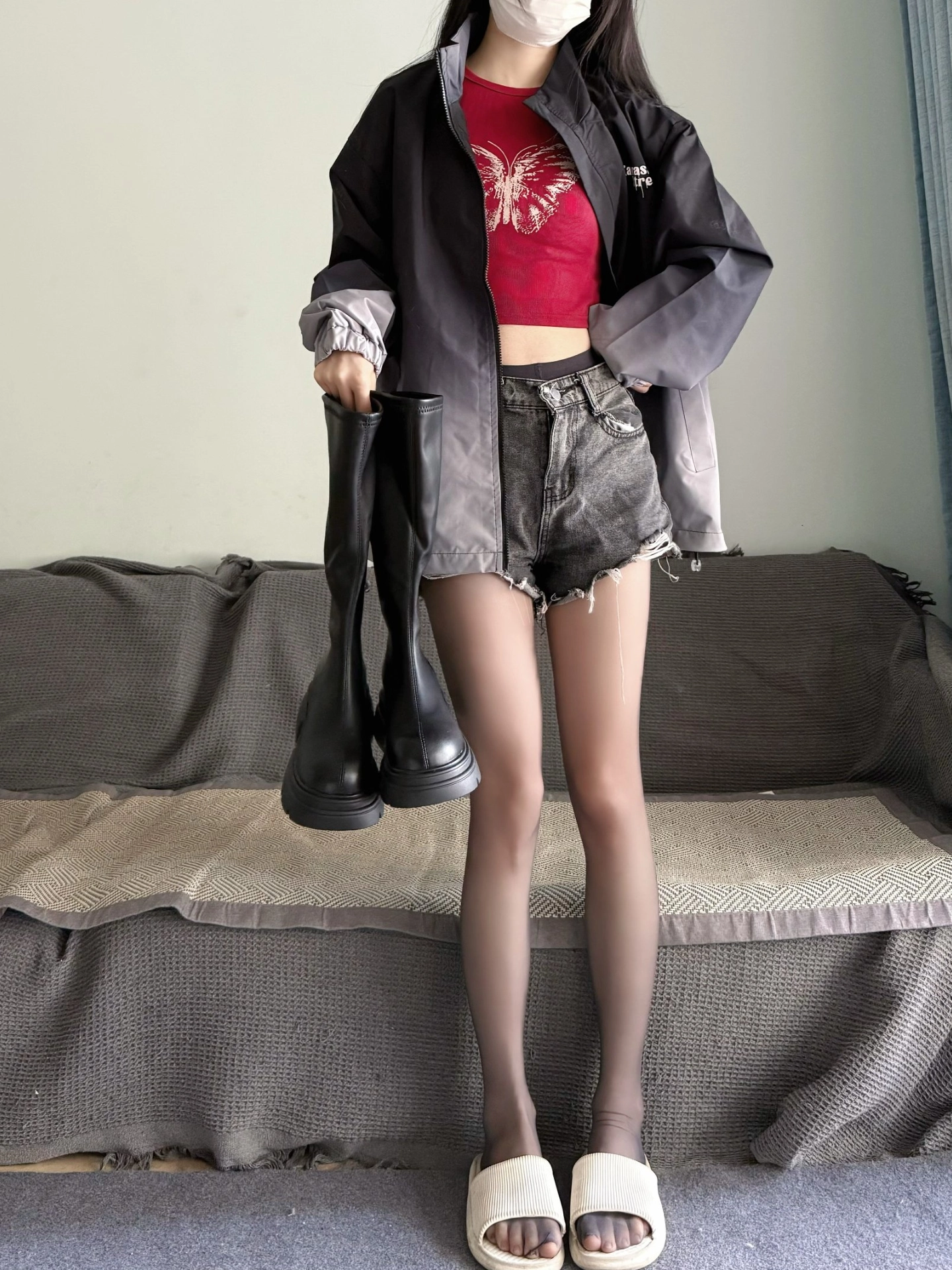 职场也可以酷酷的😀浅尝一下长筒靴的魅力