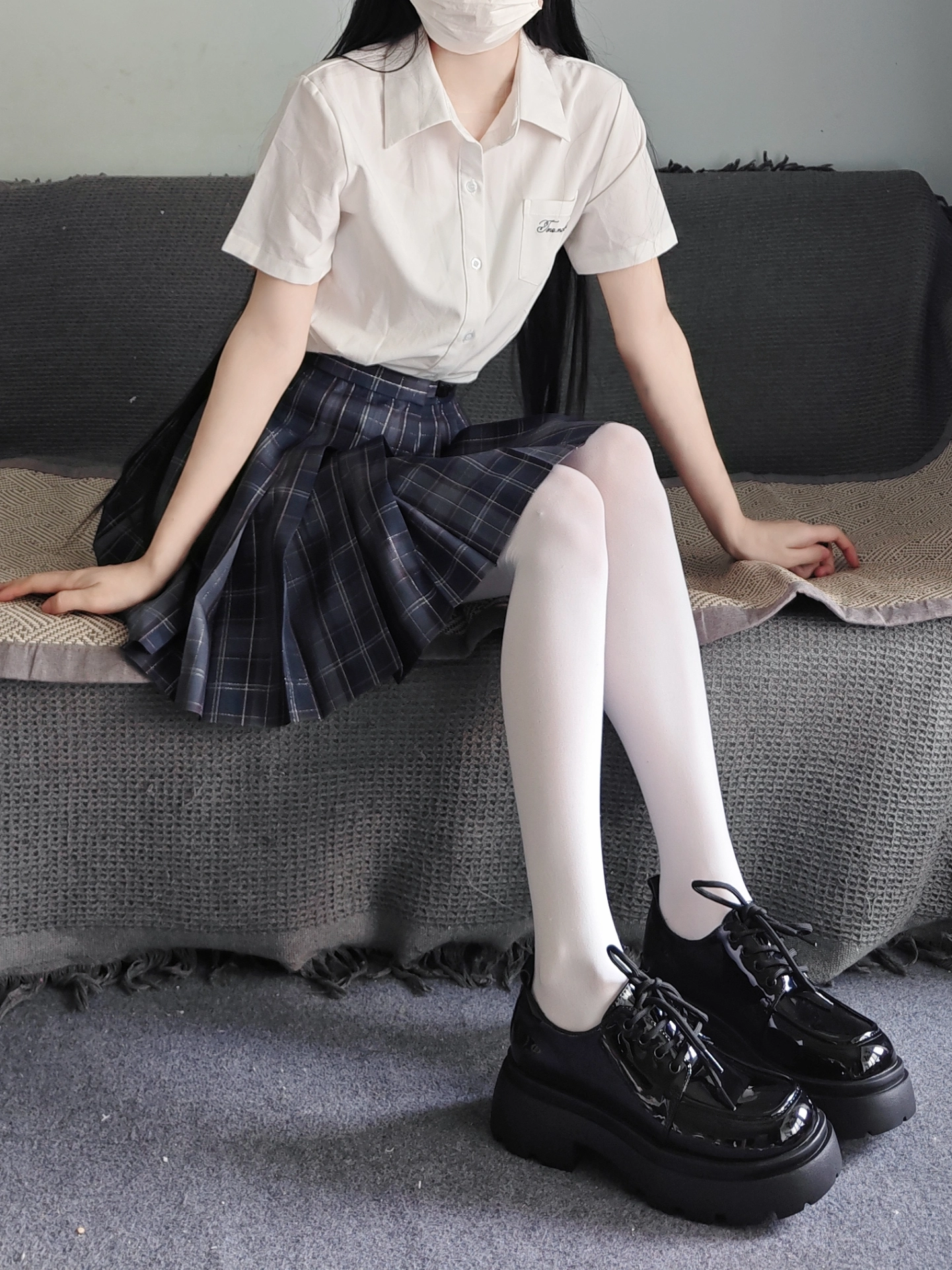 学妹开学季新装备😄百搭的英伦风小皮鞋