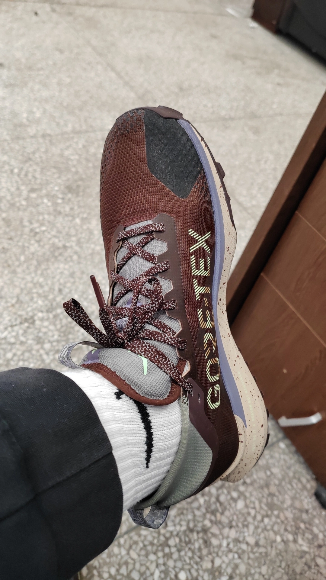 custom review-Nike Pegasus Trail 4 Устойчивый к истиранию Водонепроницаемый и Дышащий Низкие Кроссовки для Беговых Пути Мужские Коричневые