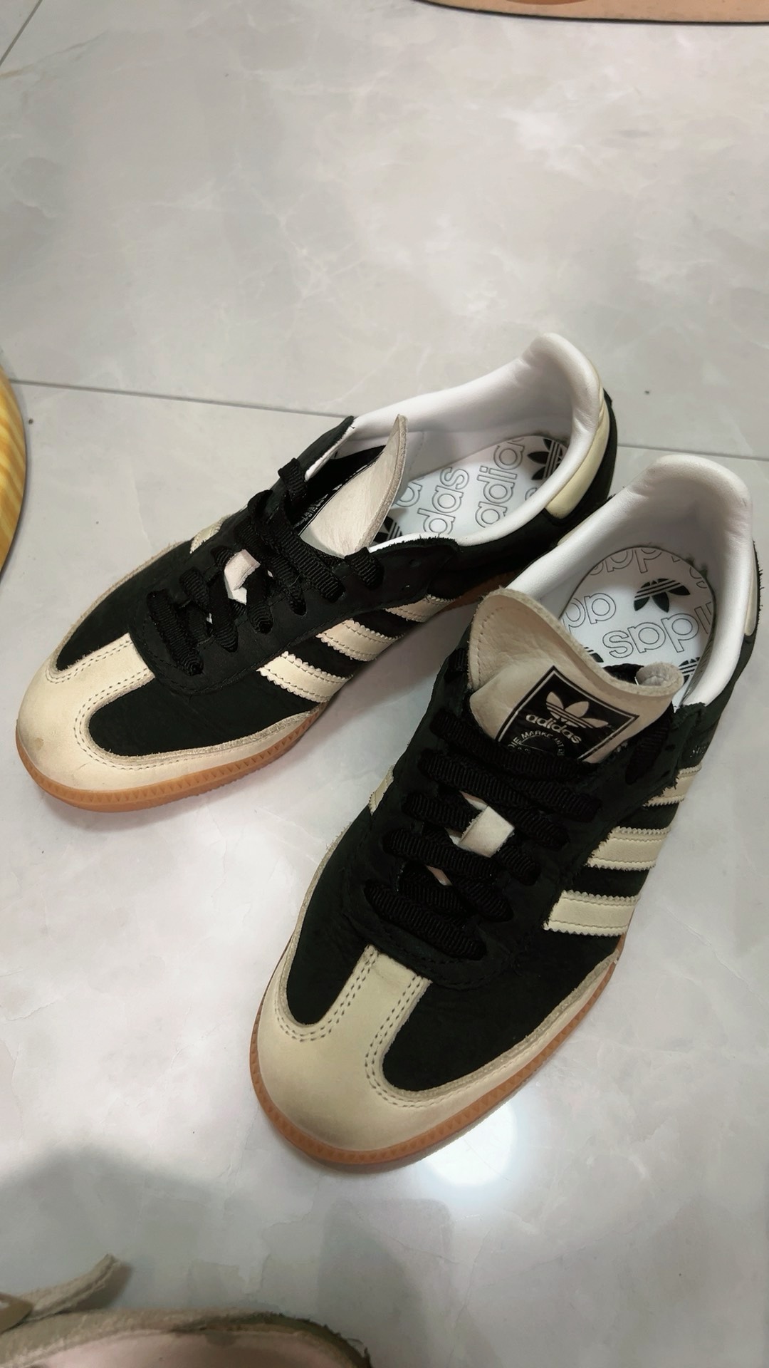 custom review-adidas originals Samba OG Black Wonder White Women's