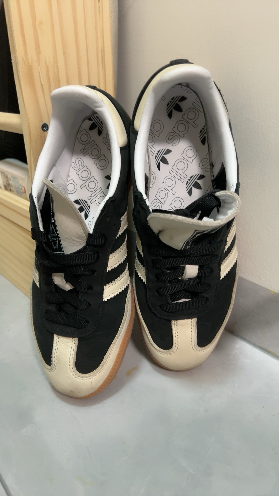custom review-adidas originals Samba OG Black Wonder White Women's