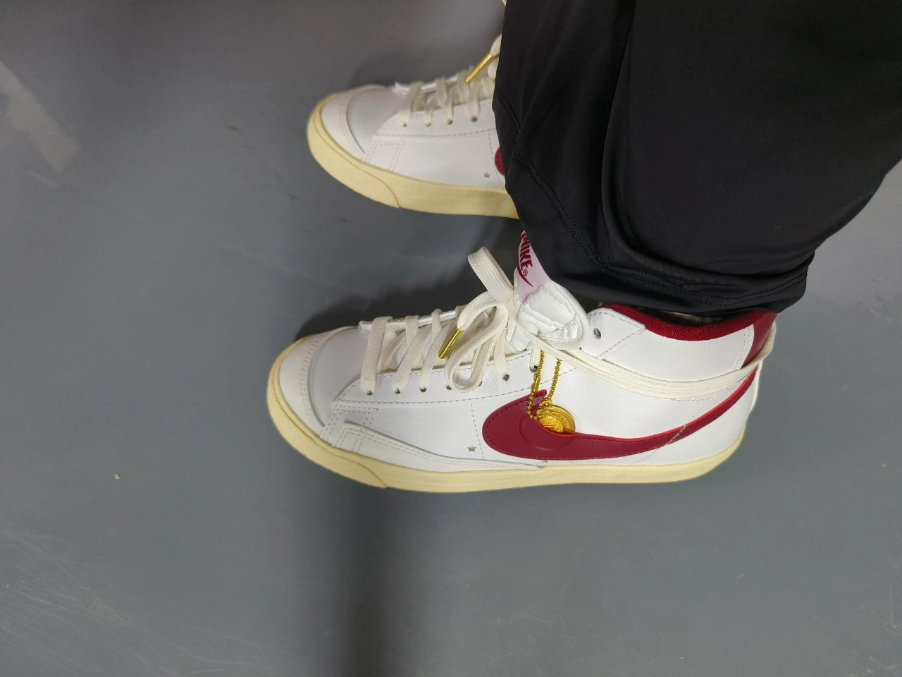 custom review-Nike Blazer Mid Топ Кроссовки для скейтбординга Женские Белые Красные