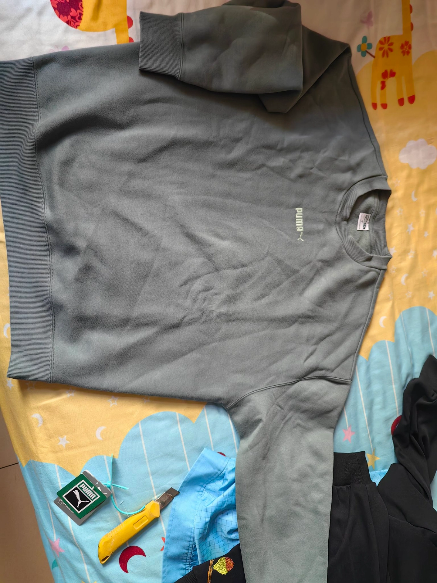 custom review-PUMA Толстовка Мужская Бирюзовая