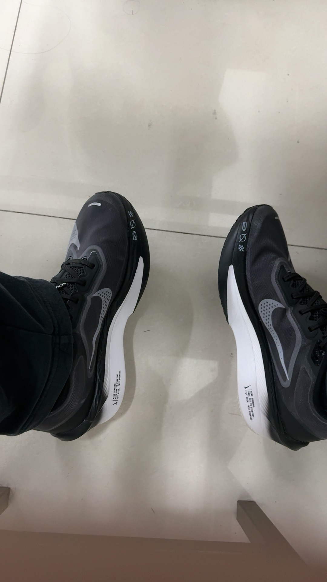 custom review-Nike Zoom Fly 6 Slip-Resistant Supportive Rebound Low-Top Беговые кроссовки Мужские Черный Серый