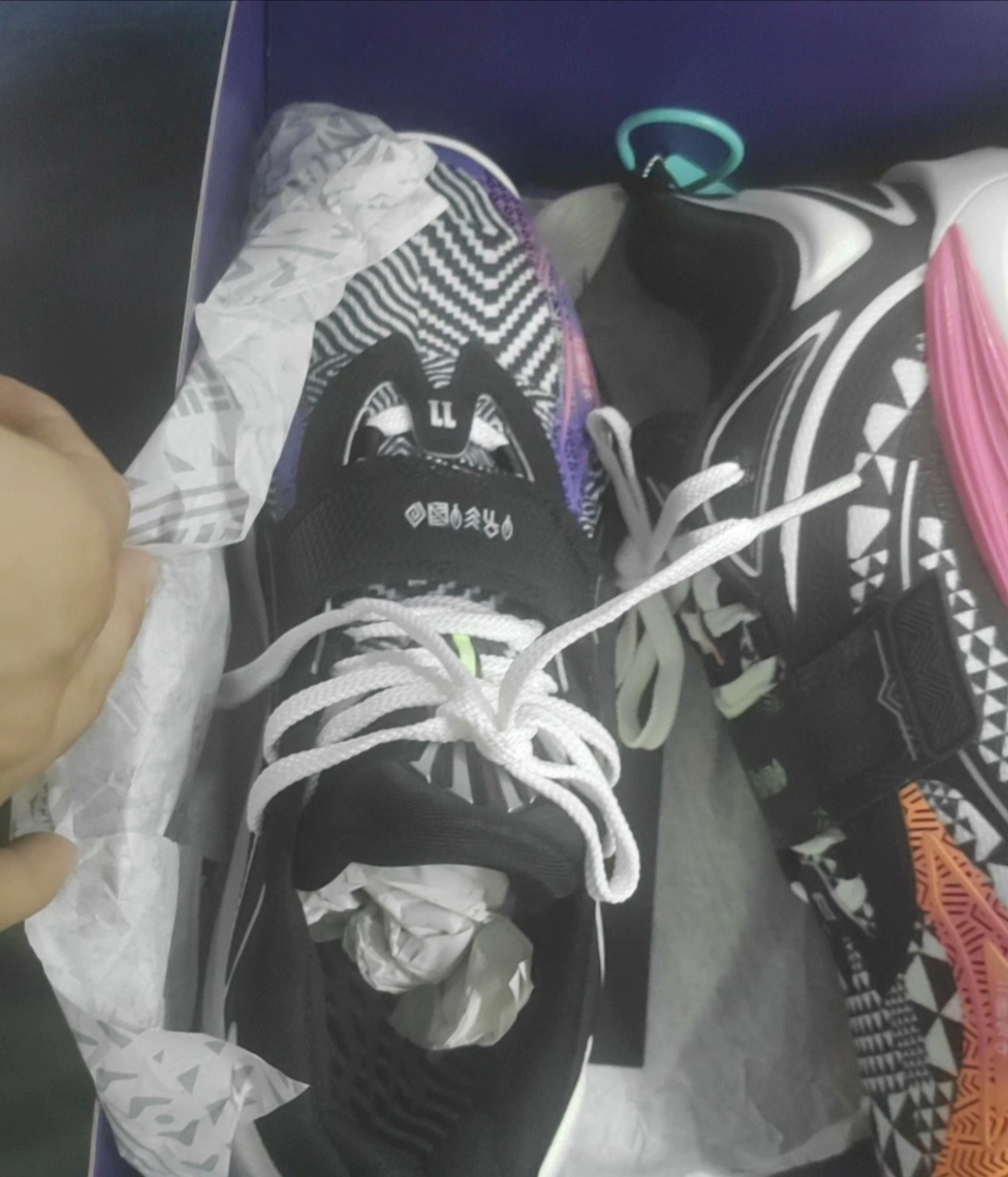 custom review-ANTA KAI 1 Амортизирующие низкие баскетбольные кроссовки с противоскользящим эффектом мужские черно-белые