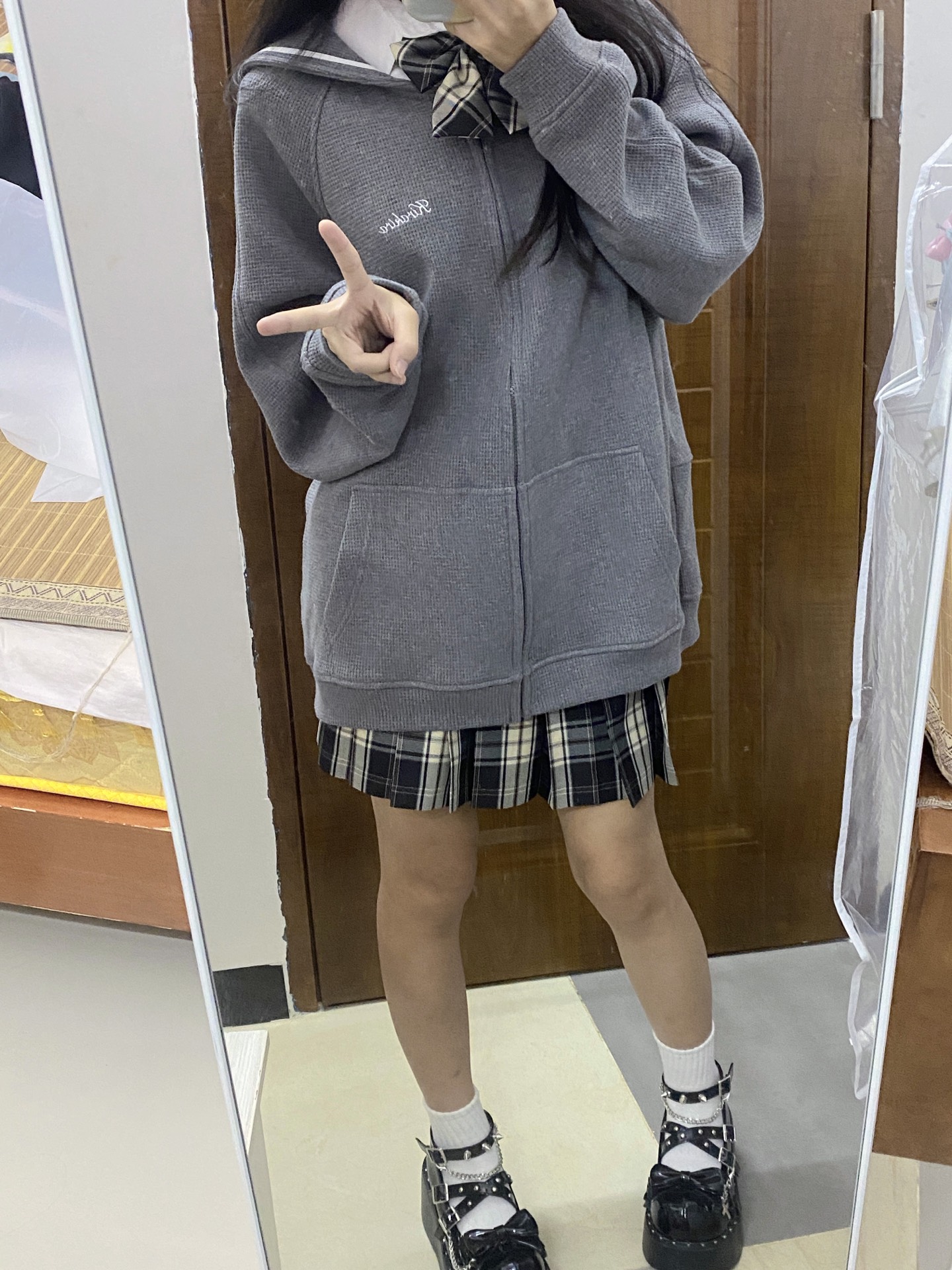 甜妹jk叠穿法!