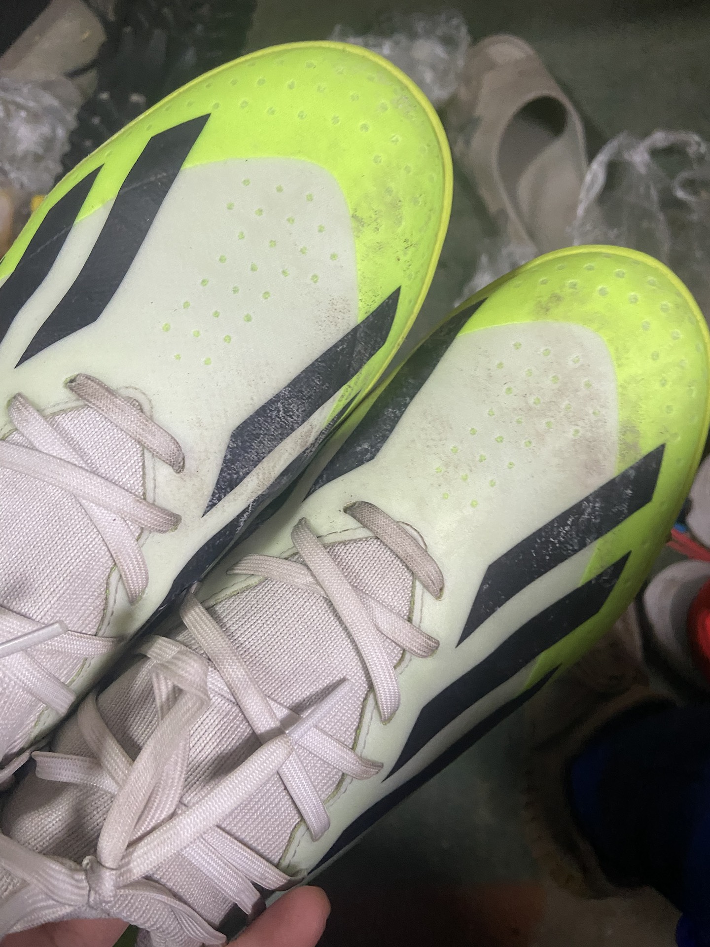 custom review-Adidas X Crazyfast.3 TF Шипы Твердый грунт Искусственные шипы Футбольные бутсы Унисекс Зеленый Черный Белый