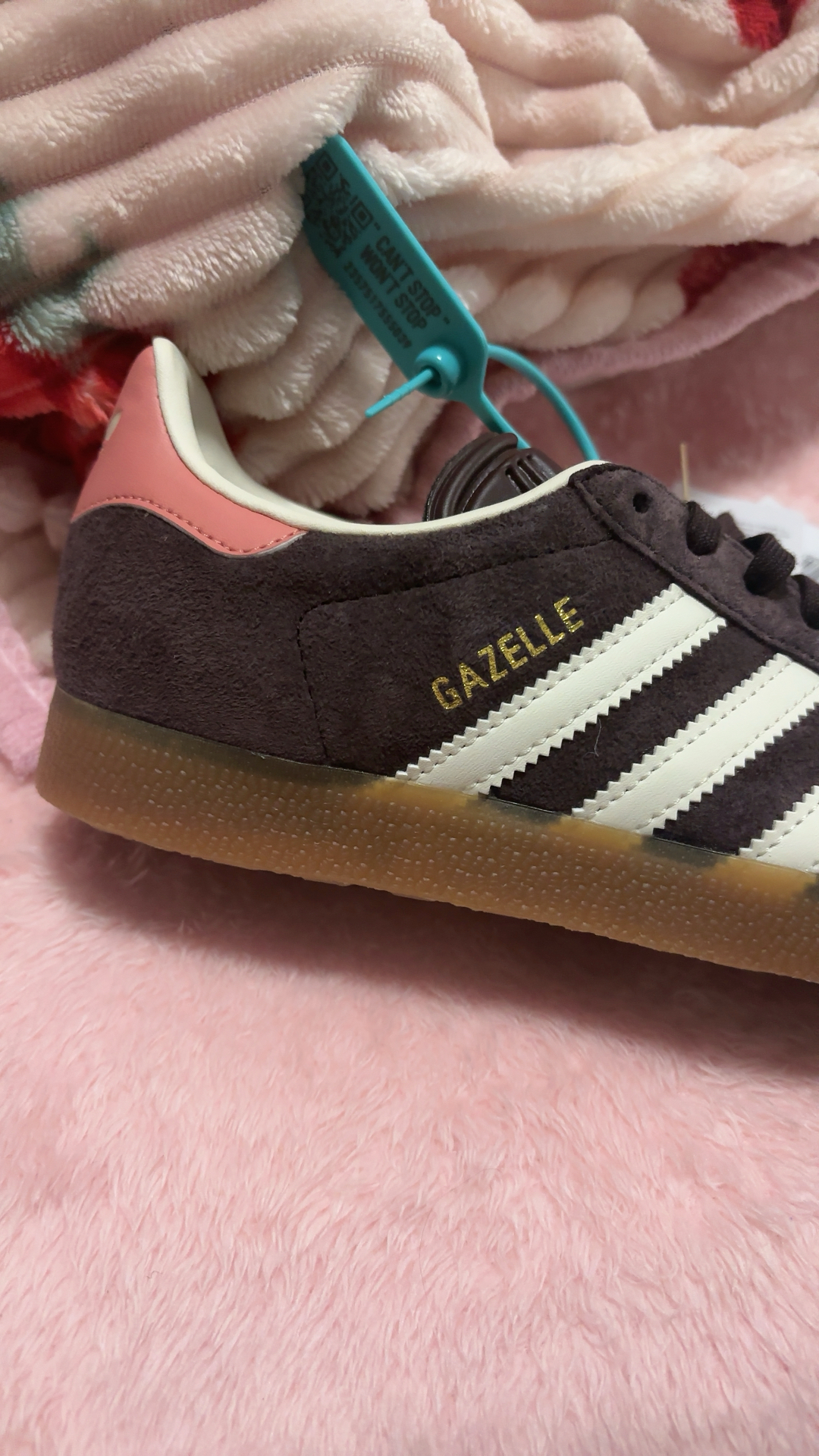 custom review-Adidas Originals Gazelle Abrasion Resistant Низкие Кроссовки для скейтбординга Женские Коричневые