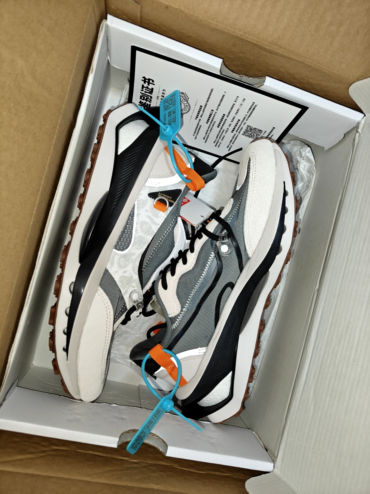 custom review-LiNing Premium 䨻 Амортизаторы Slip-resistant Abrasion-resistant Низкий топ Спортивная повседневная обувь Мужская Темно-серый Зеленый