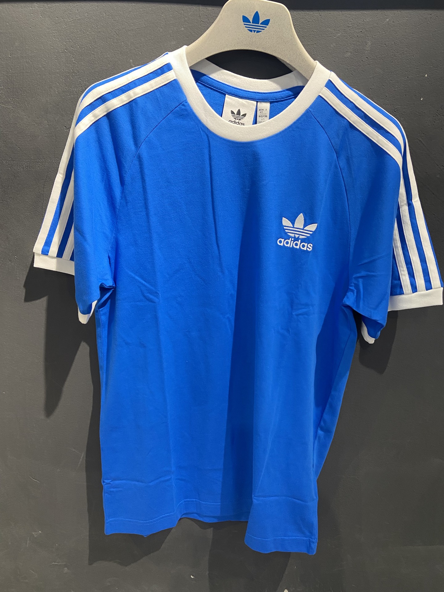 纯色蓝色t恤～三叶草7815