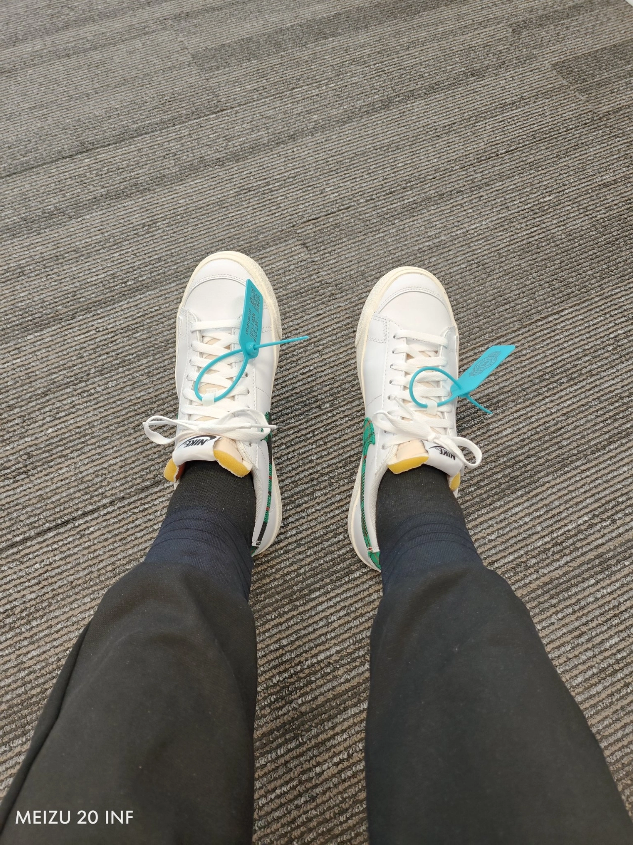 custom review-Nike Blazer Low Топ Скейтборд Кроссовки Мужские Белые Зеленые