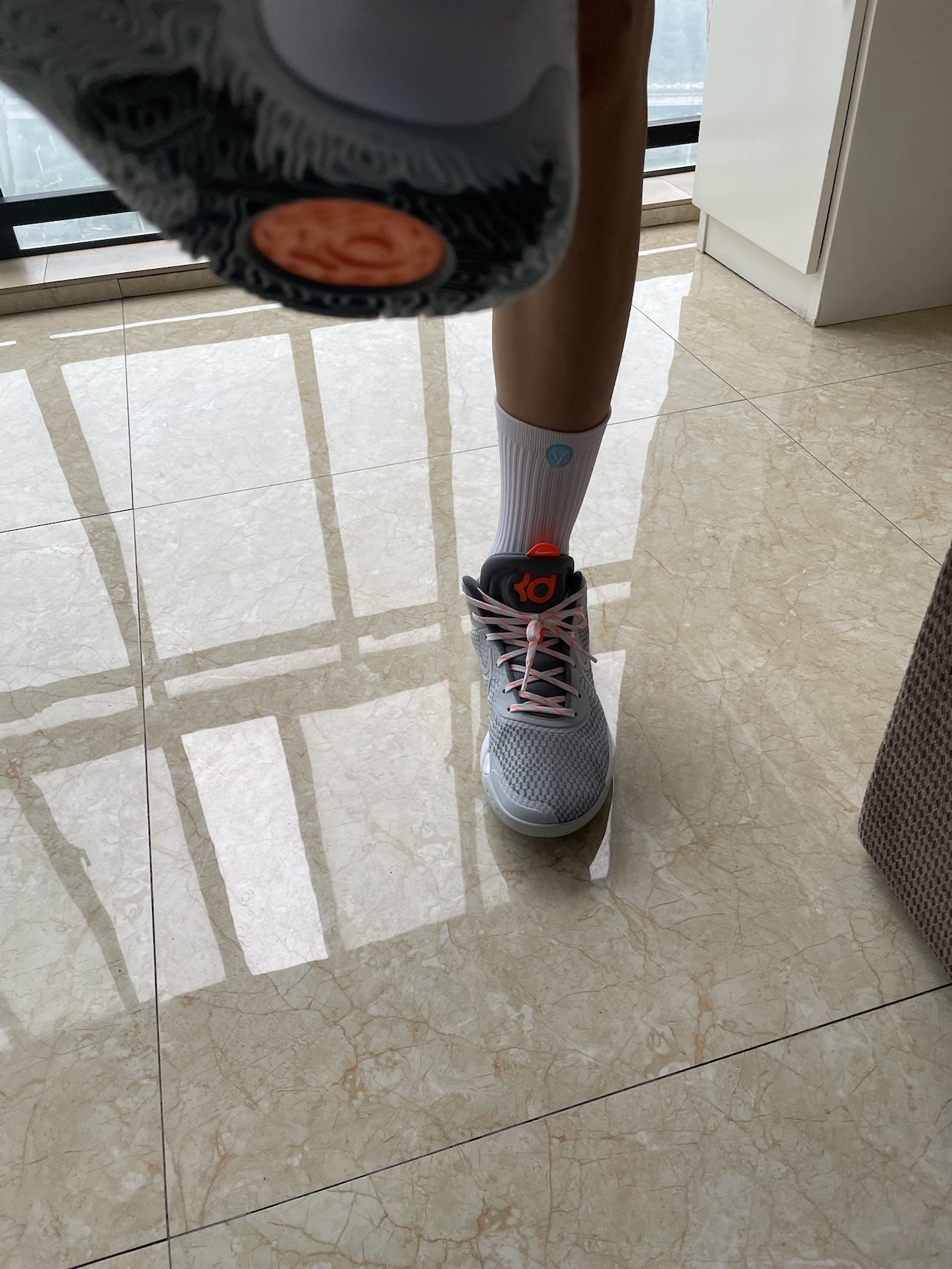 custom review-Nike KD Trey 5 IX EP 'Pure Platinum'