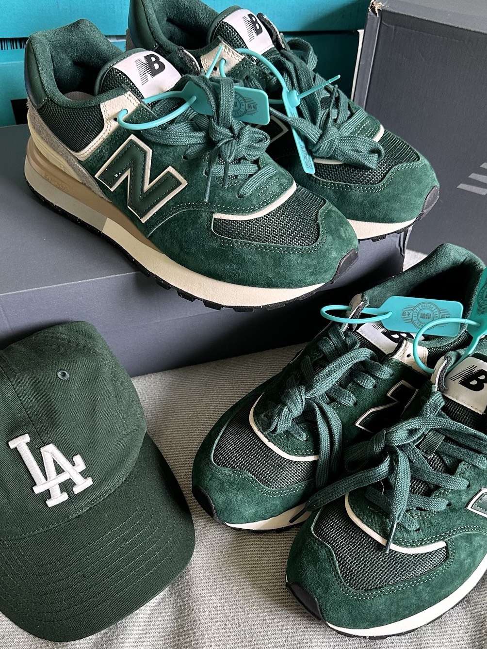 custom review-New Balance 574 Legacy Амортизация Износостойкий Низкий Топ Повседневные Беговые кроссовки Унисекс Зеленый Серый Белый