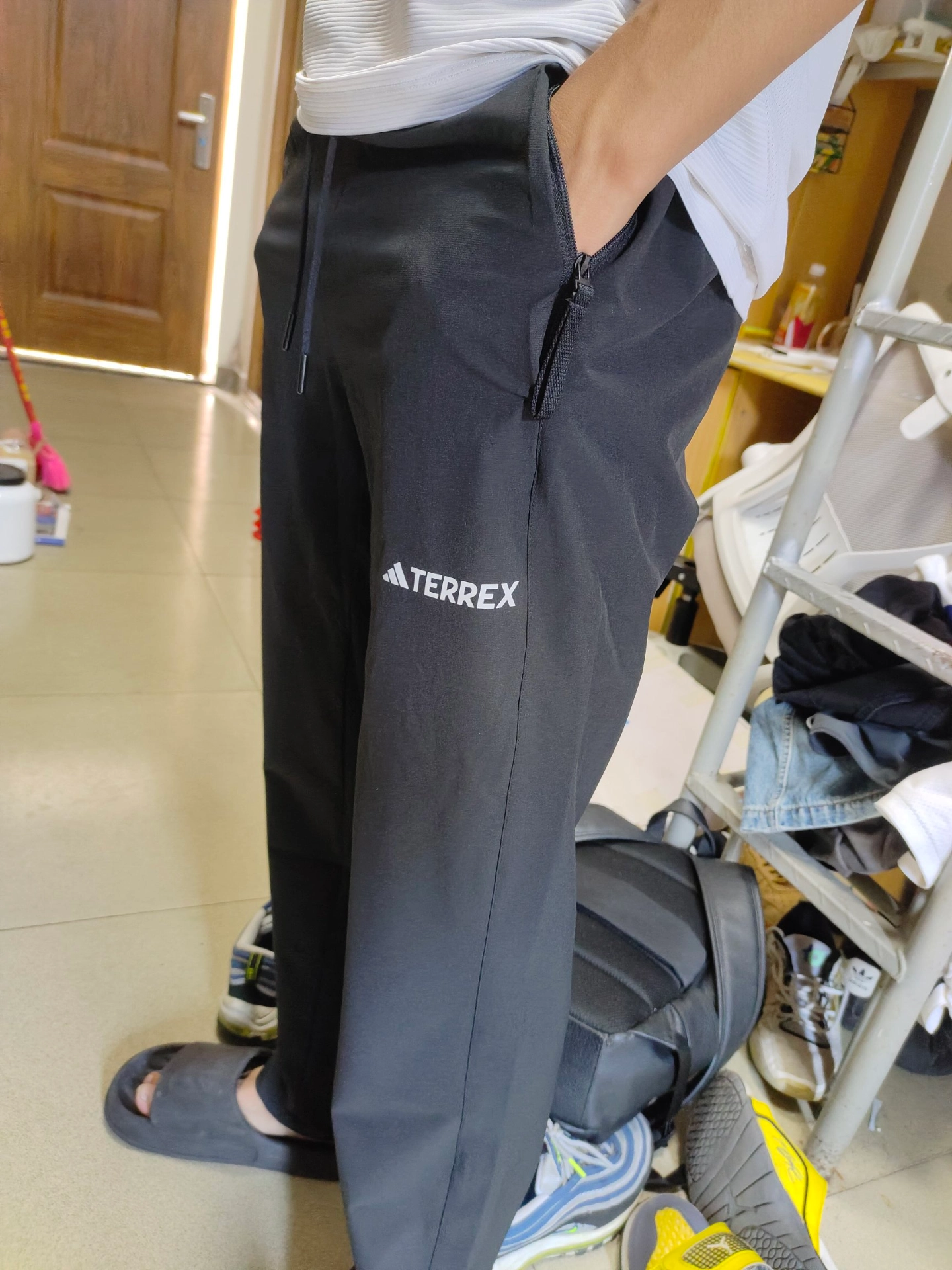 custom review-adidas Terrex Черные Мужские Вязаные Спортивные Штаны