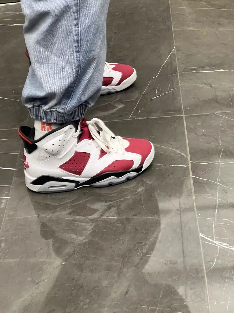custom review-JORDAN 6 Retro Carmine 2021