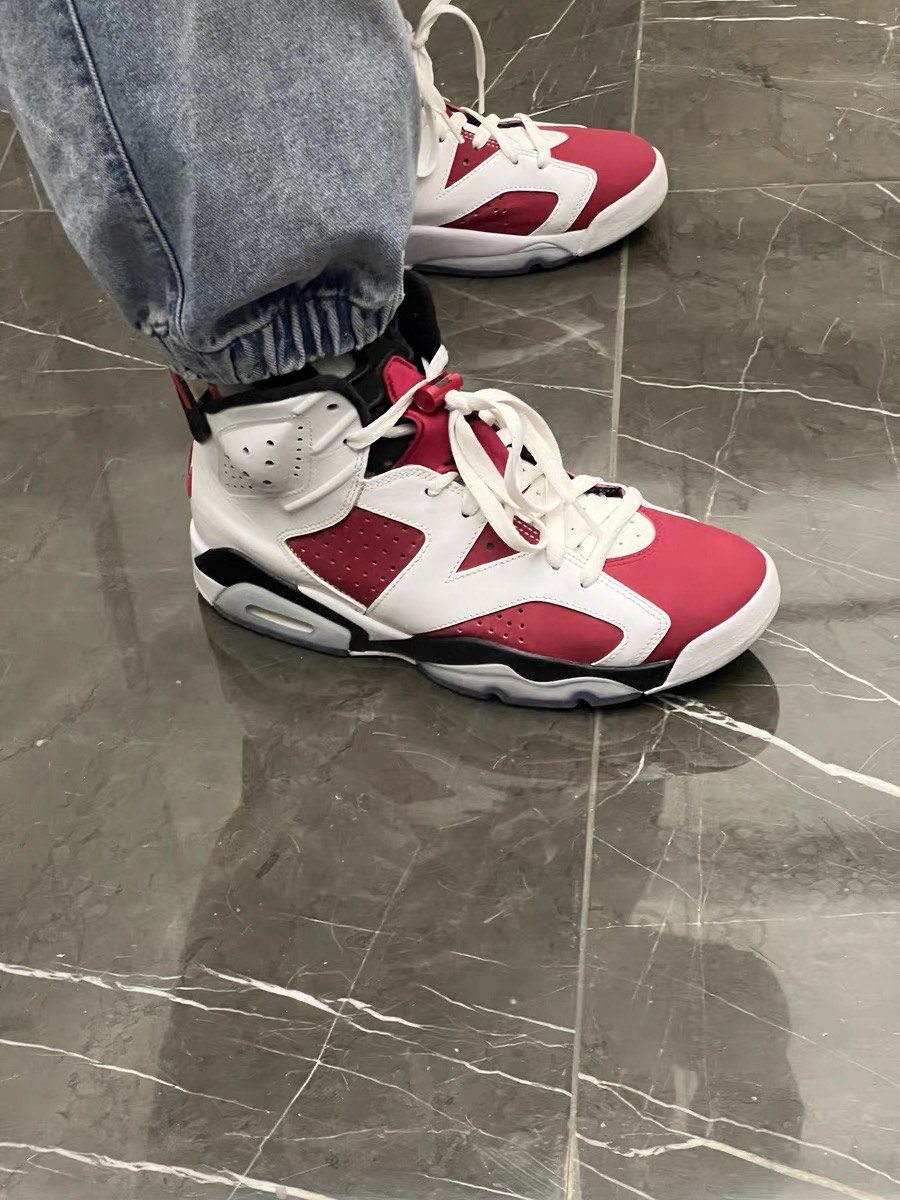 custom review-JORDAN 6 Retro Carmine 2021