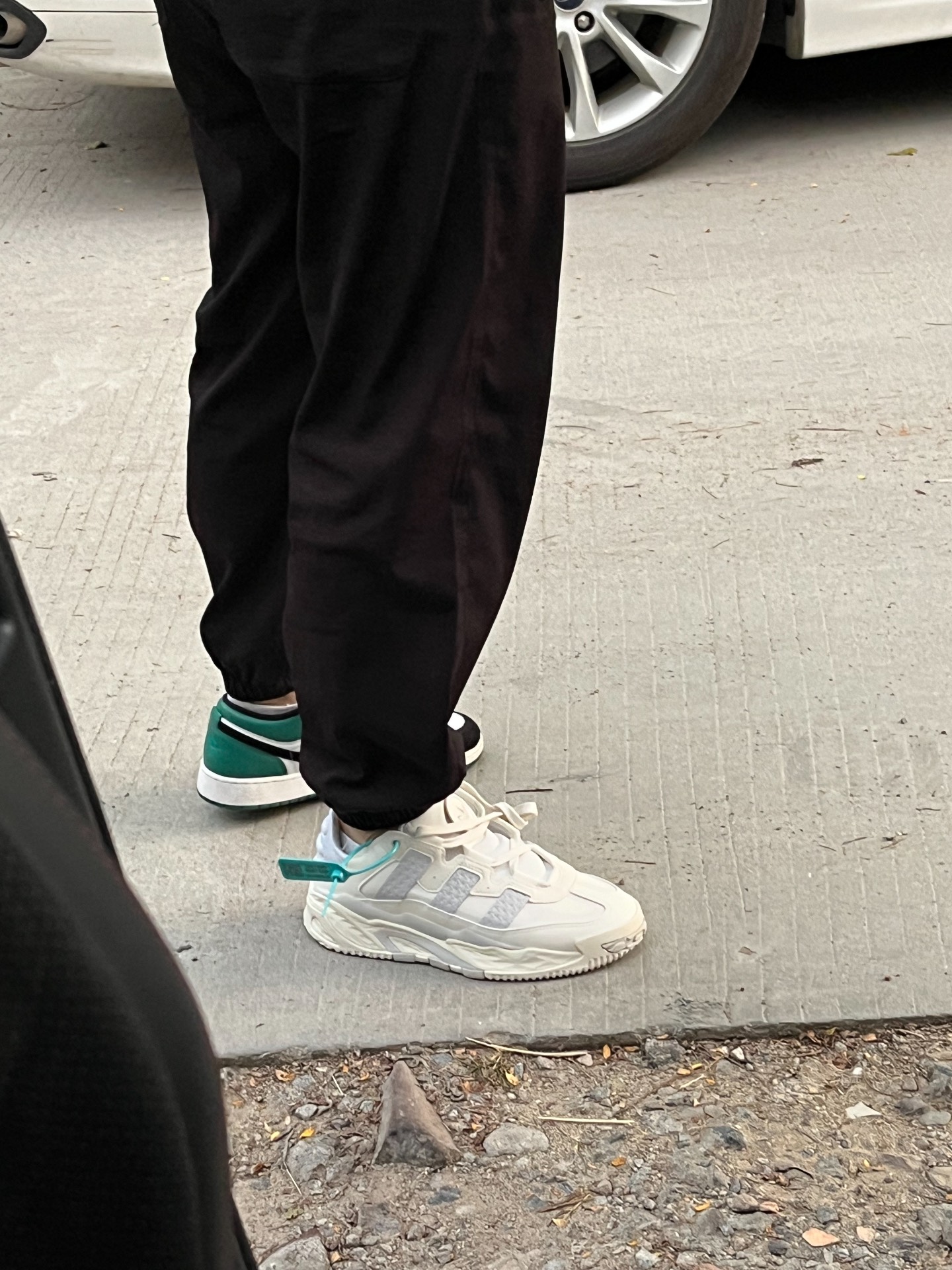 custom review-Adidas Originals Niteball Slip Resistant Abrasion Resistant Легкий Низкий Топ Повседневная Обувь Унисекс Белый Серебряный