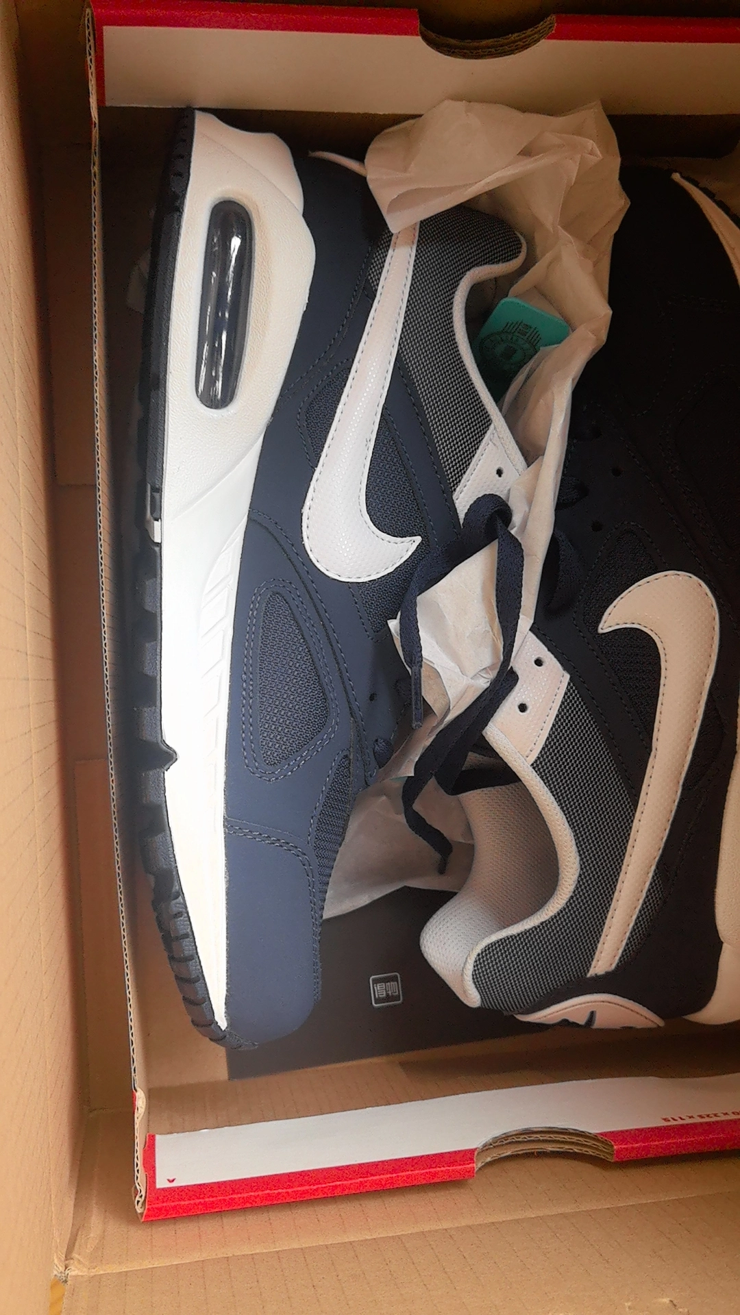 custom review-Nike Air Max Ivo Легкий Низкий Топ Air Cushion Повседневный Городской Коммутер Беговые кроссовки Мужской Темно-синий