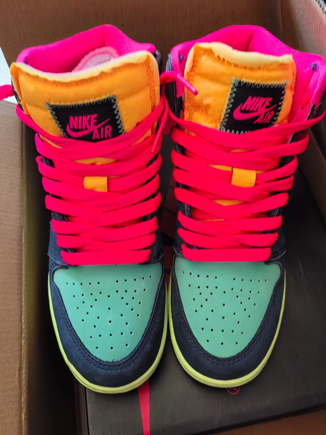 custom review-Jordan Air Jordan 1 Детские баскетбольные кроссовки High Топ Унисекс