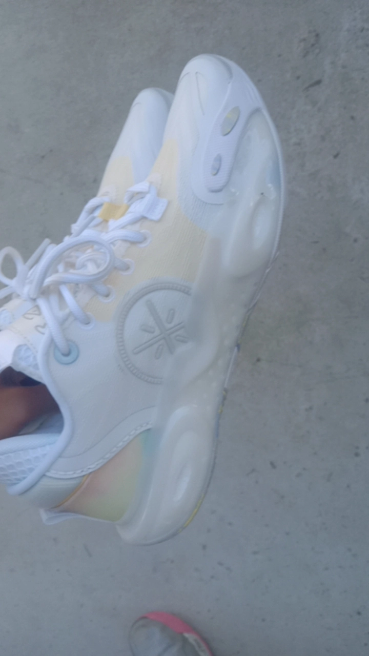custom review-LINING All City 12 Basketball Shoes Men's Low top Standard White