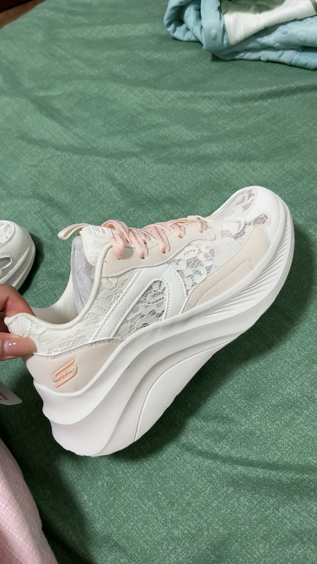 custom review-Skechers Bob's SPORT массивные кроссовки с низким верхом, женские