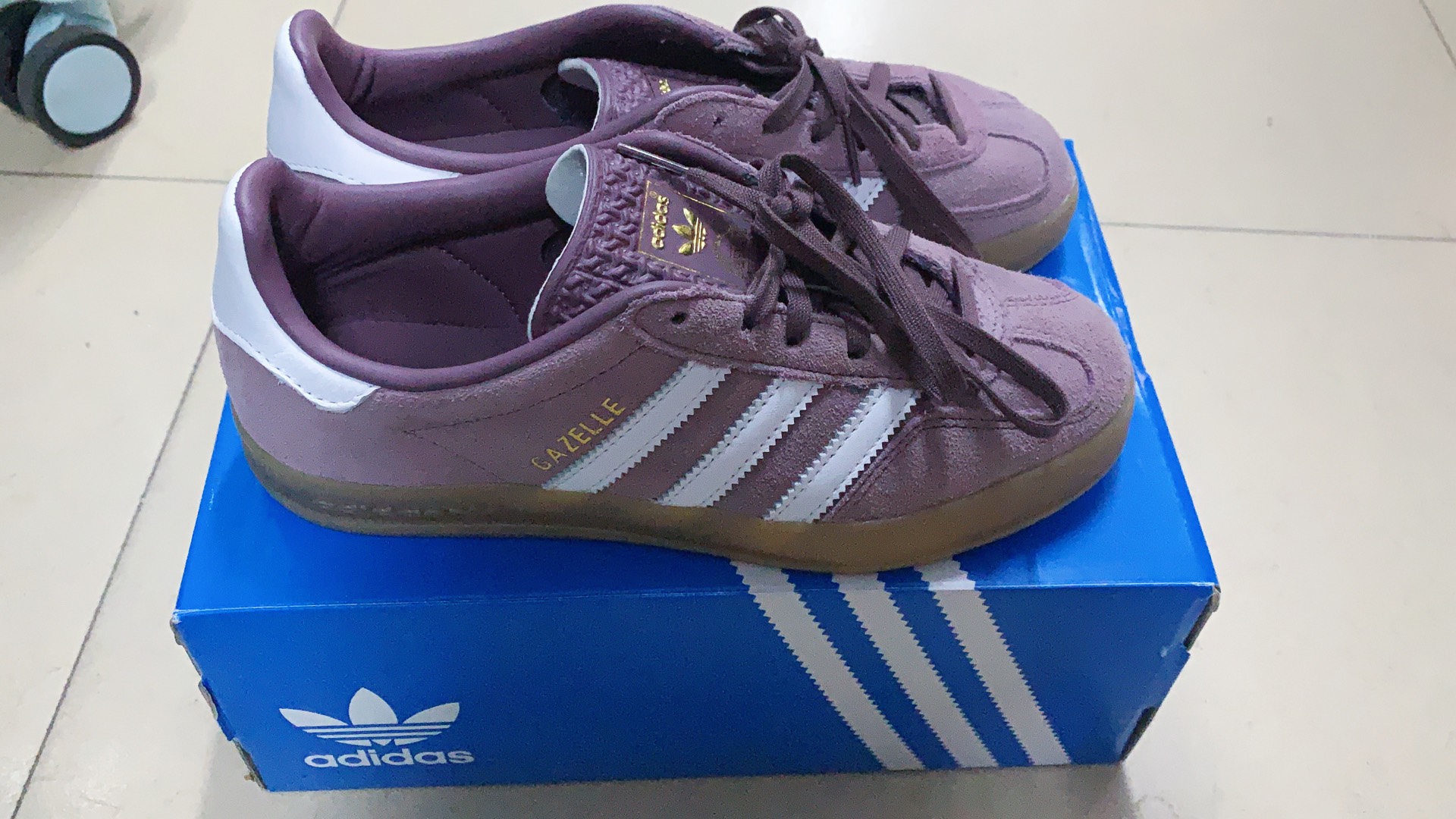 custom review-Adidas Originals Gazelle Low Топ Скейтборд Кроссовки Женские Красный Коричневый