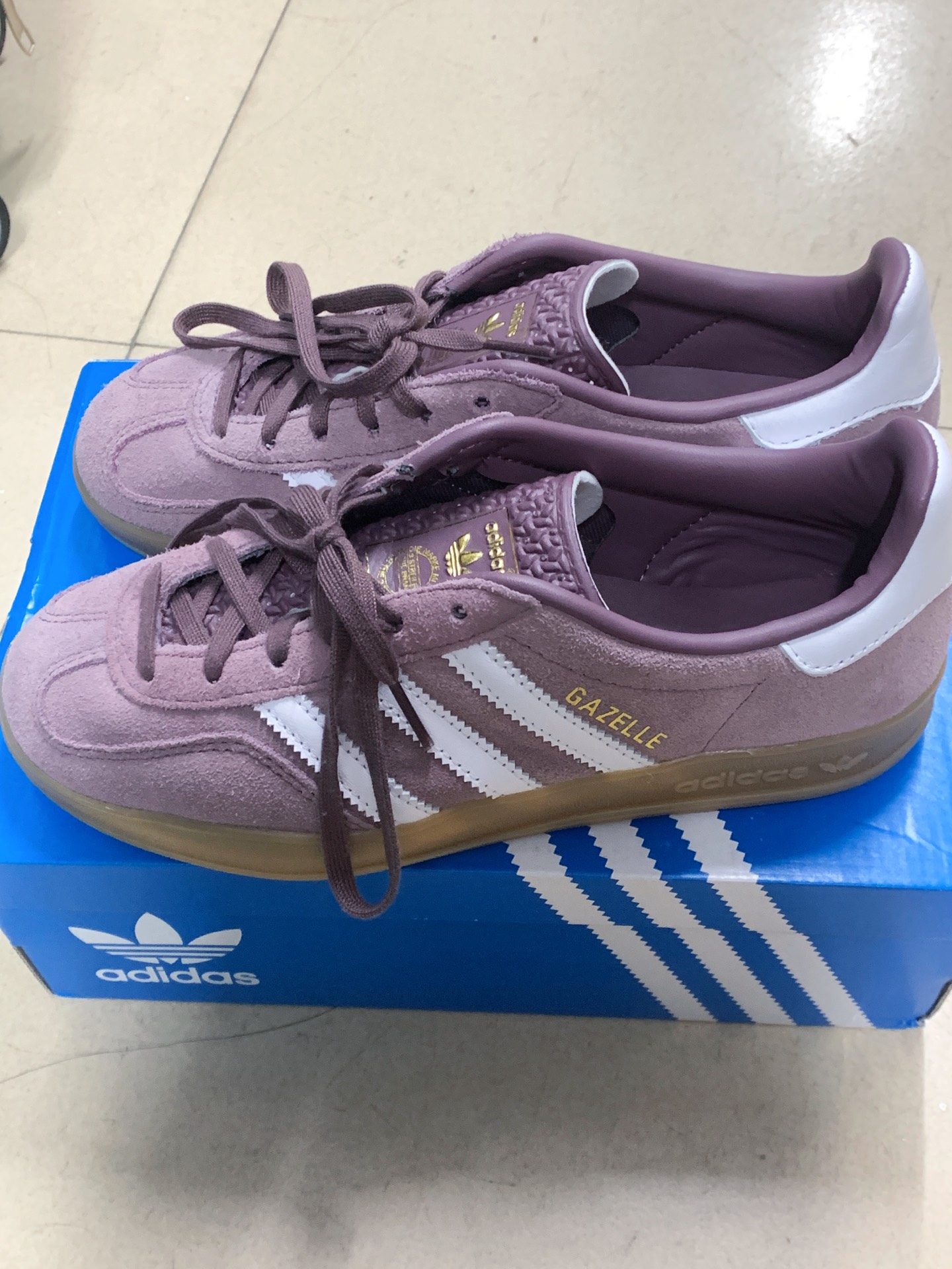 custom review-Adidas Originals Gazelle Low Топ Скейтборд Кроссовки Женские Красный Коричневый