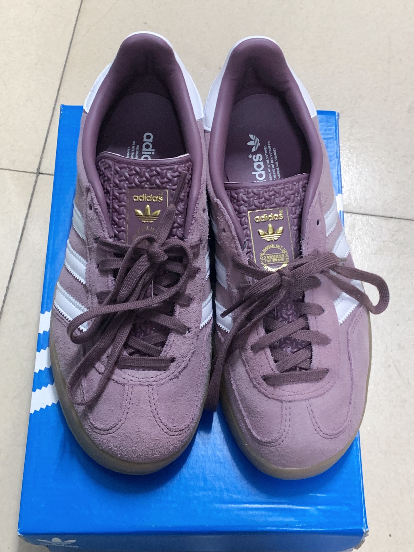 custom review-Adidas Originals Gazelle Low Топ Скейтборд Кроссовки Женские Красный Коричневый