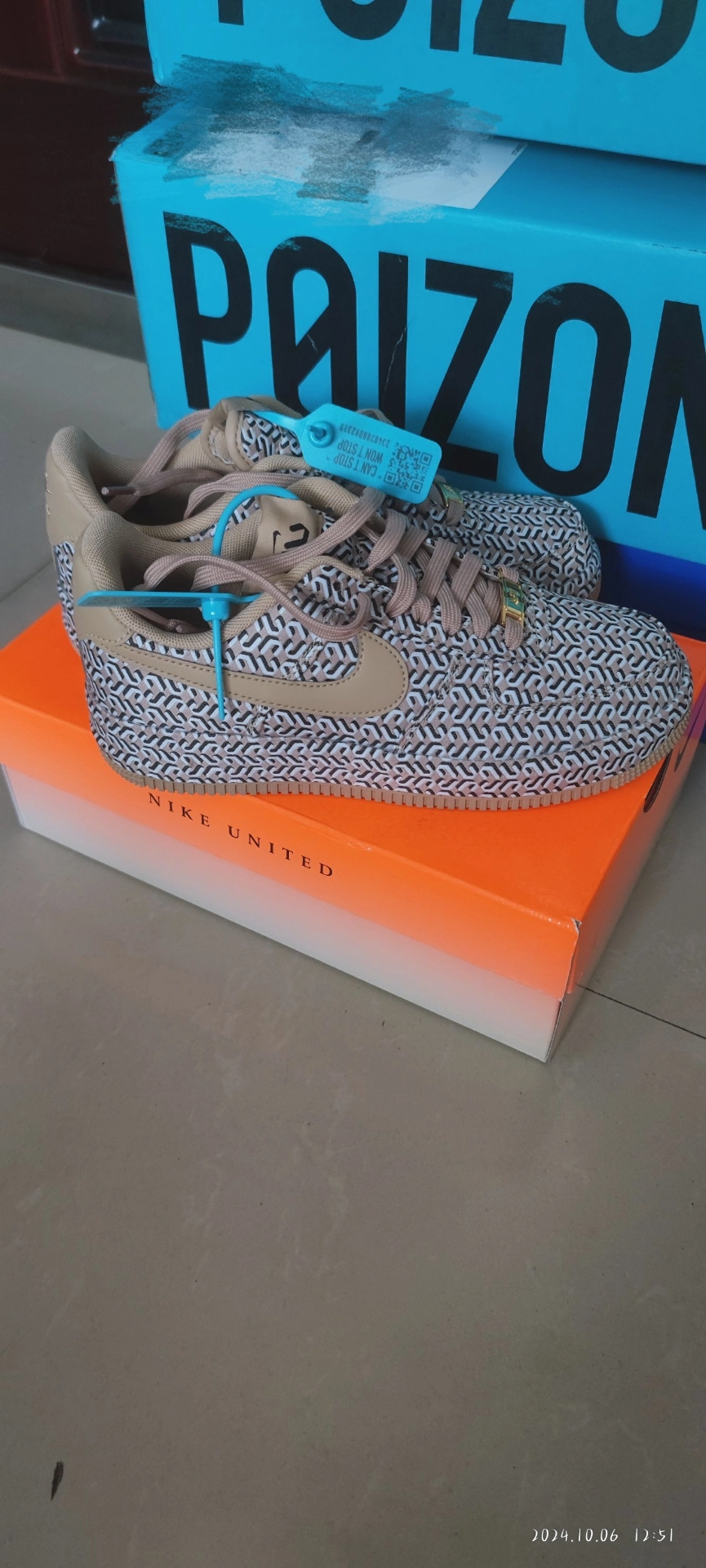 custom review-Nike Air FORCE 1 Low Топ Скейтборд Кроссовки Женские Коричневые Черные