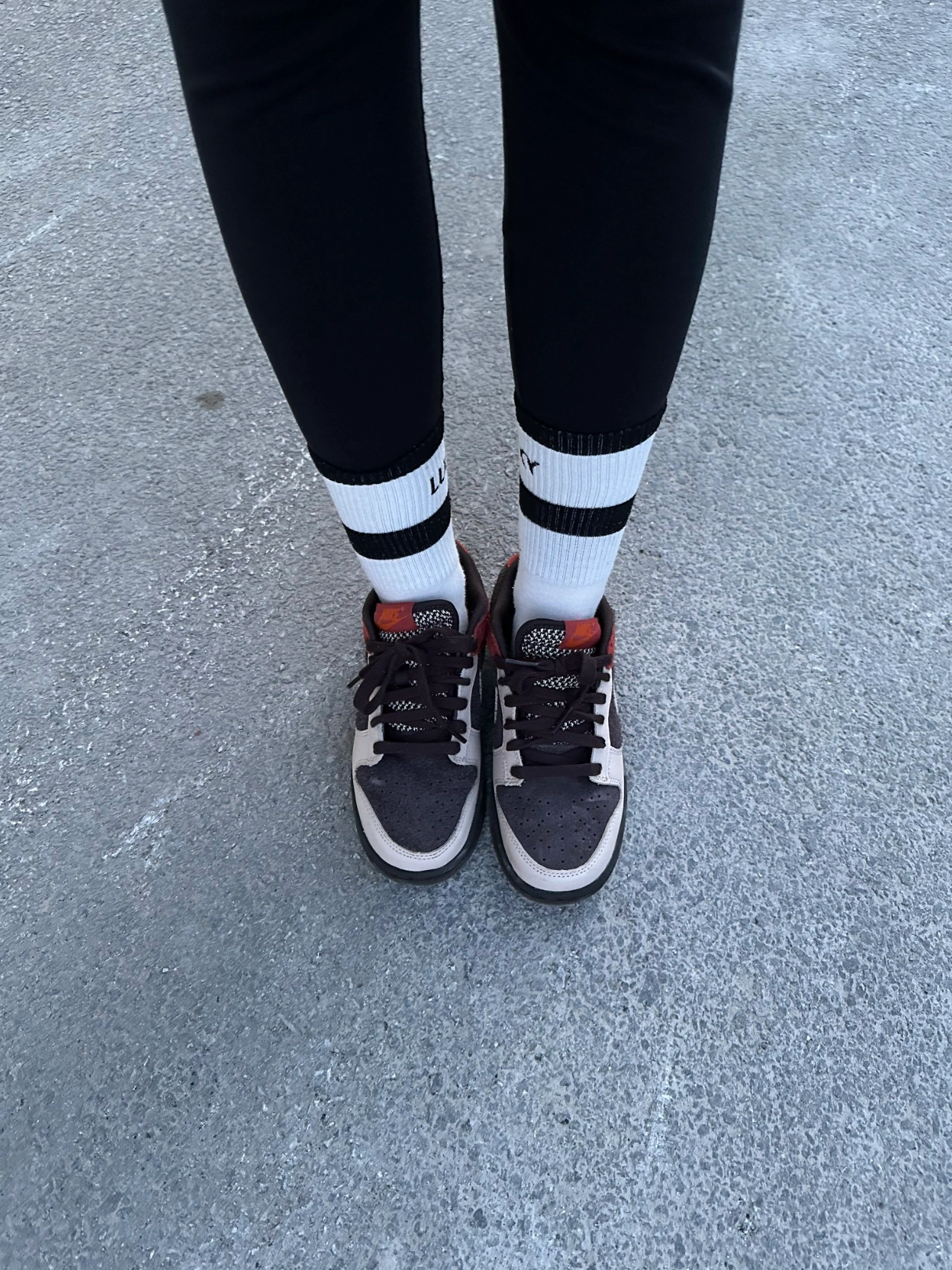 custom review-Nike Dunk 'Velvet Brown And Rugged Orange' Panda Low Top Скейтборд Кроссовки Unisex Коричневый Черный