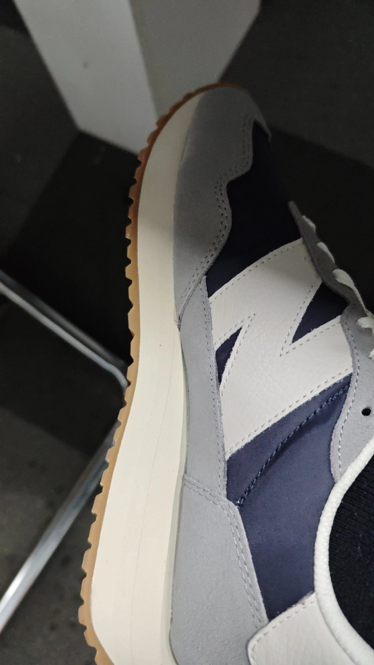 custom review-New Balance NB 237 Амортизаторы Slip-resistant и устойчивые к истиранию Низкий топ Повседневная Беговая обувь Унисекс Серый Синий