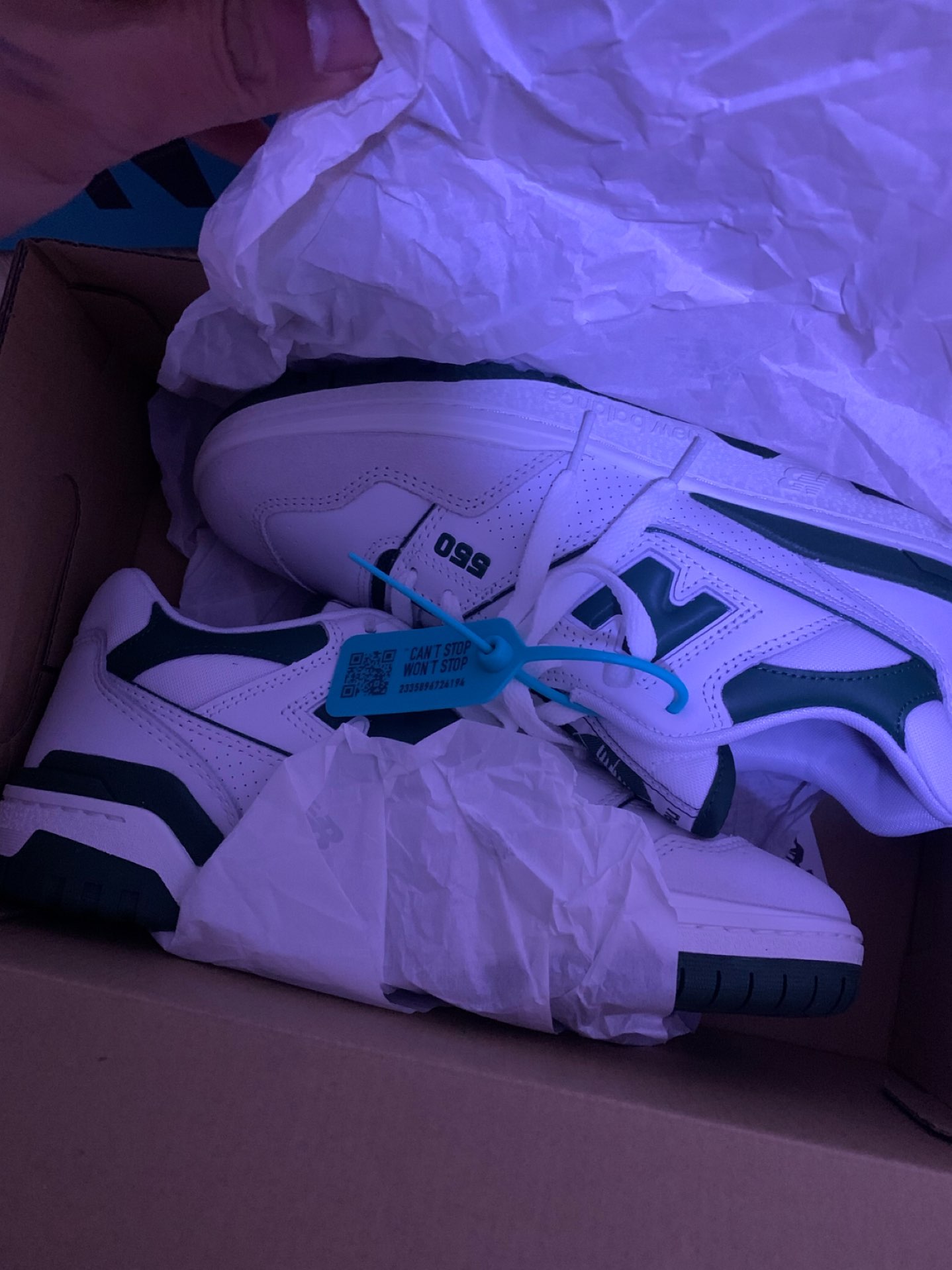 custom review-New Balance NB 550 Премиум Пачка Амортизация Износостойкий Низкий Топ Винтажные Баскетбольные Кроссовки Унисекс Зеленый