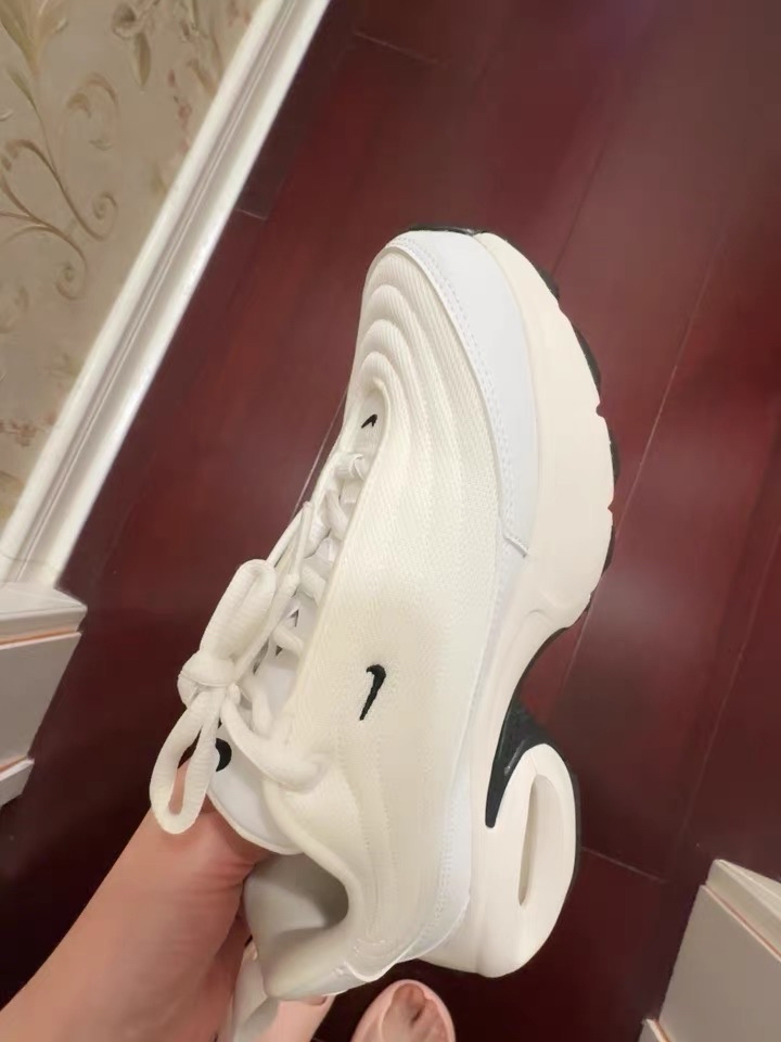 custom review-Nike Air Max Portal Амортизация Устойчивый к истиранию Дышащий Низкий Топ Повседневные Беговые кроссовки Женские Бежевые