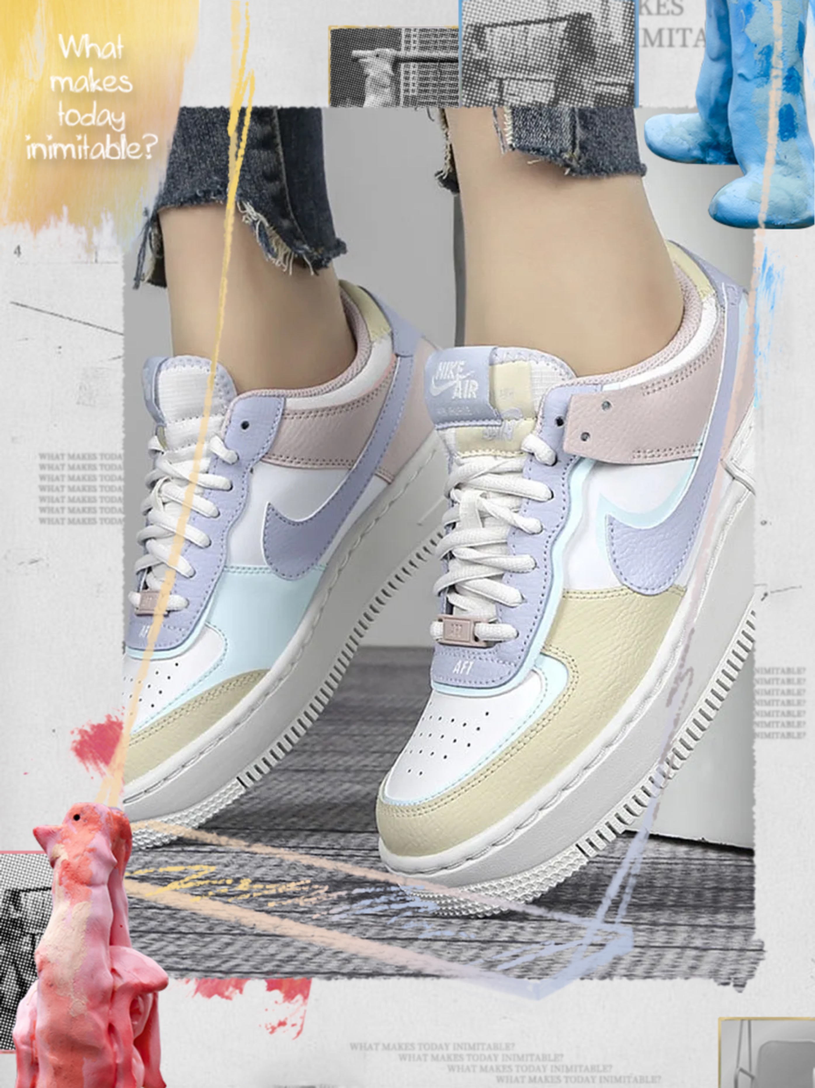 男生拥有nike黑白熊猫,女生拥有这双nike彩童鞋!