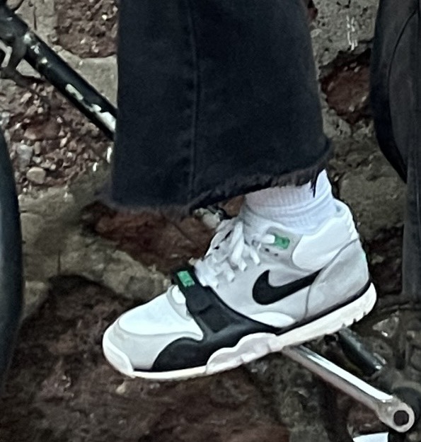 custom review-Nike Air Trainer 1 Chlorophyll MID Топ Кроссовки для тренировок Мужской Серый Белый Черный